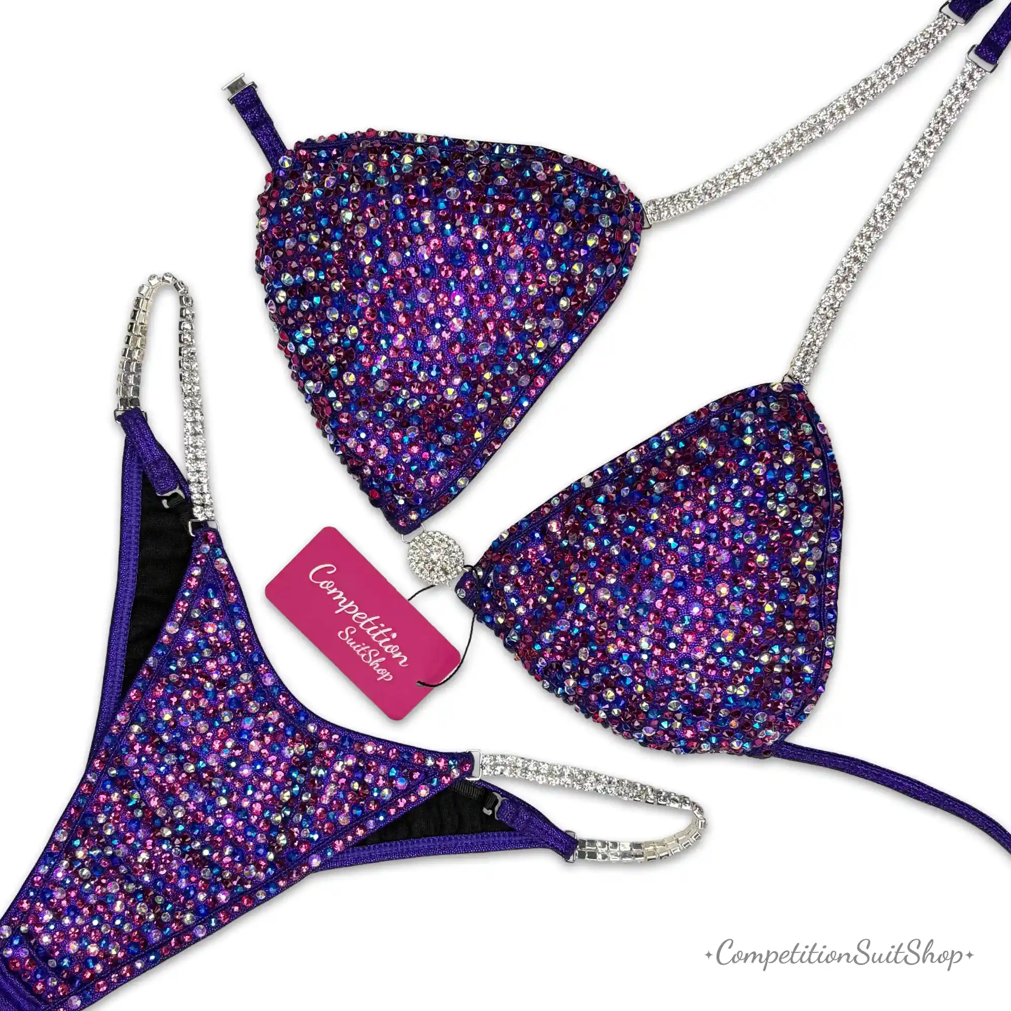 Violet Kaleido Competition Bikini B259