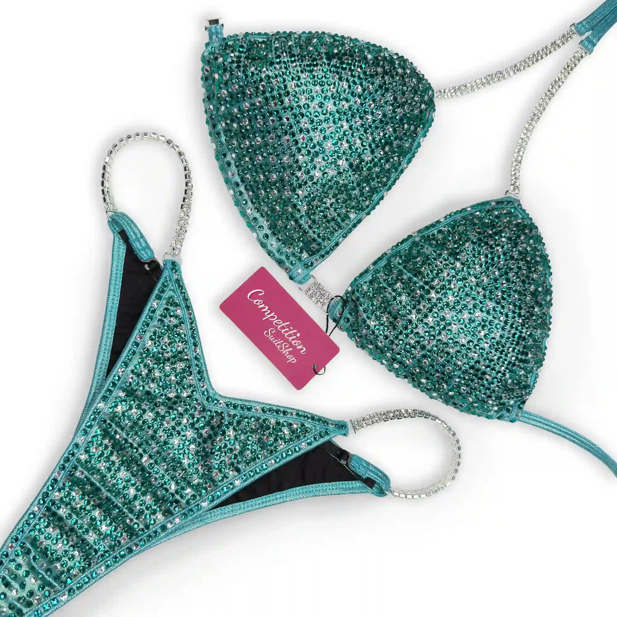 Aqua Ember Competition Bikini B229