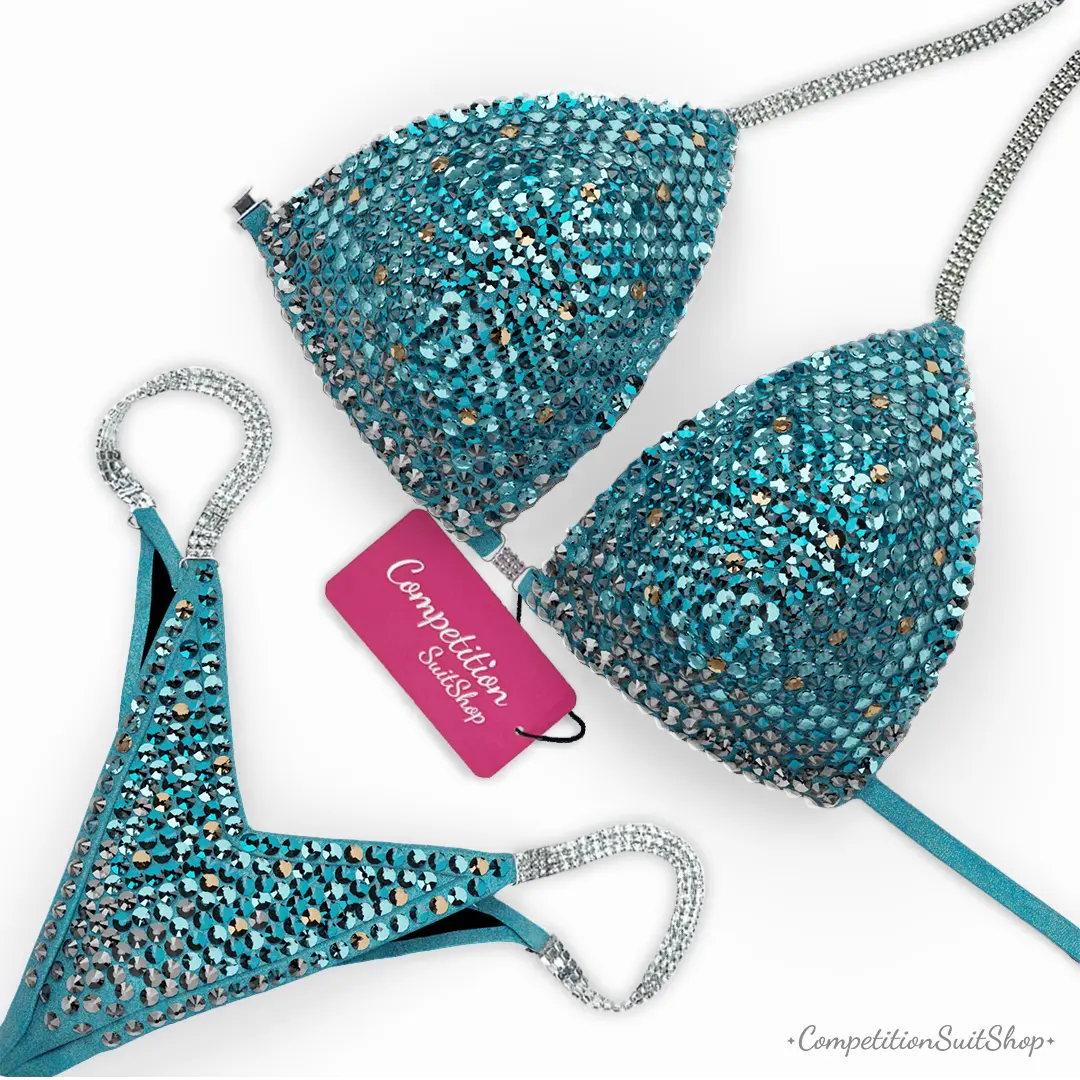 Blue Haze Bikini Competition Suit BM167-1
