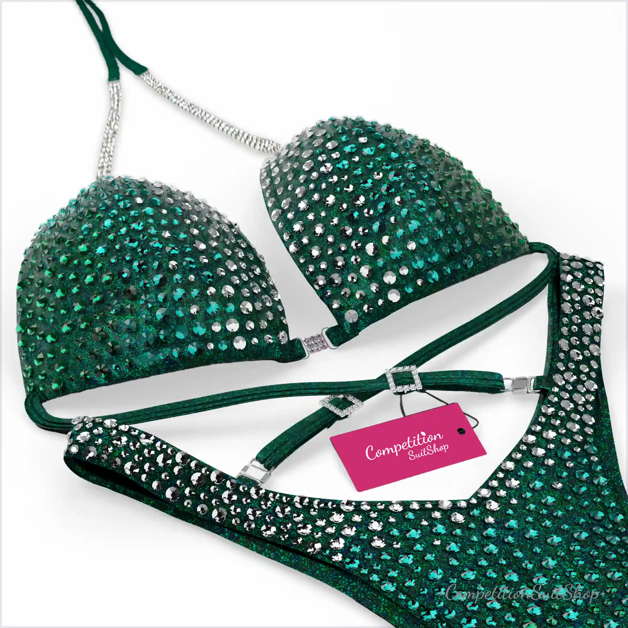 Emerald Radiance Figure Competition Suit FM201-12