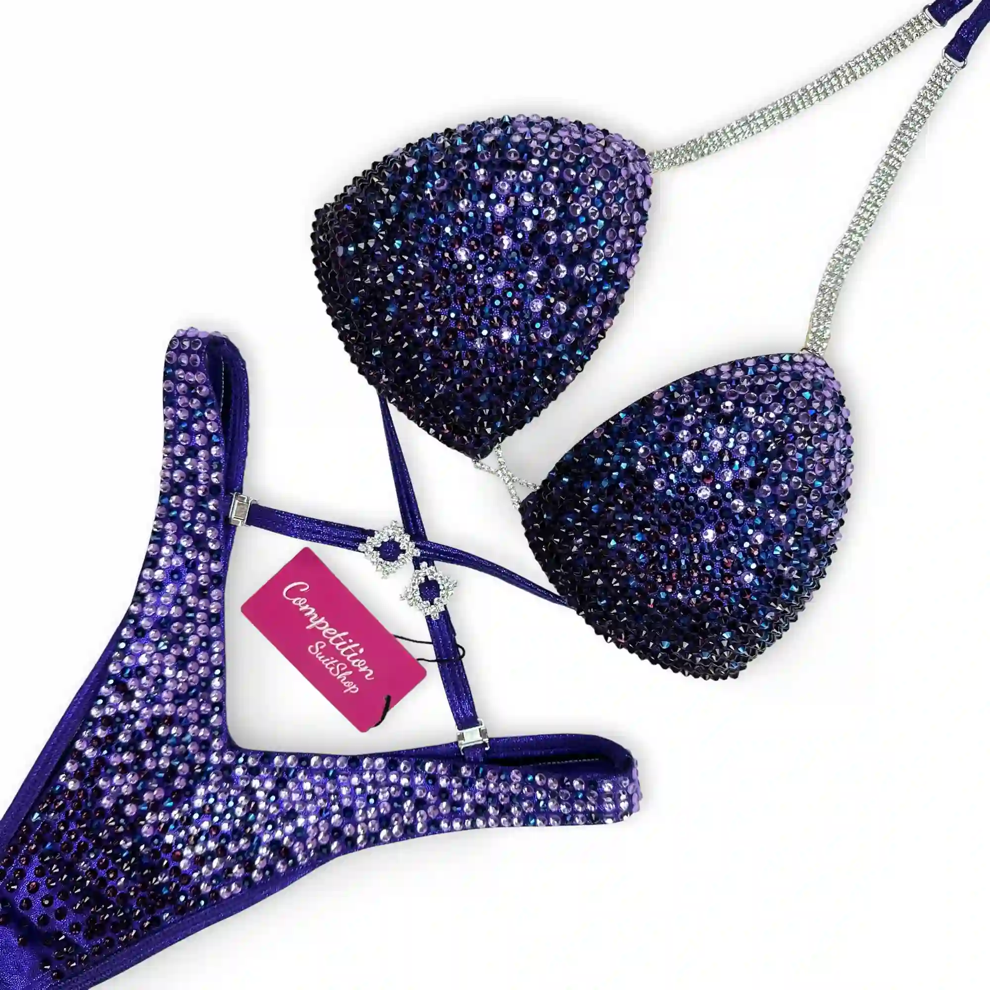 Lavender Luxe Figure Competition Suit FM173-4