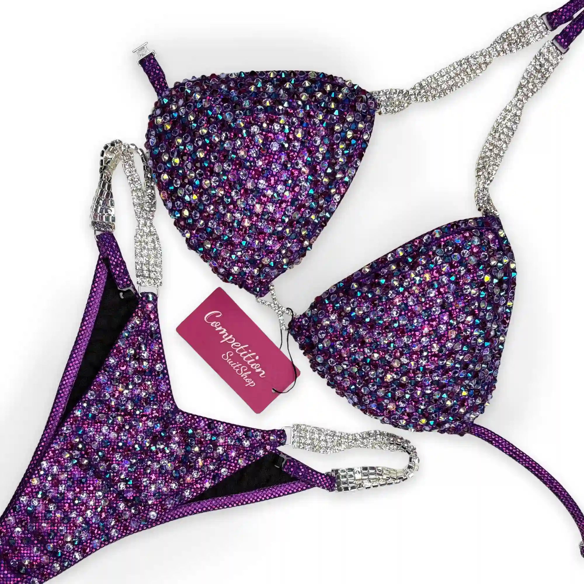 Purple Pink AB Wellness Competition Suit (BM151-16W)
