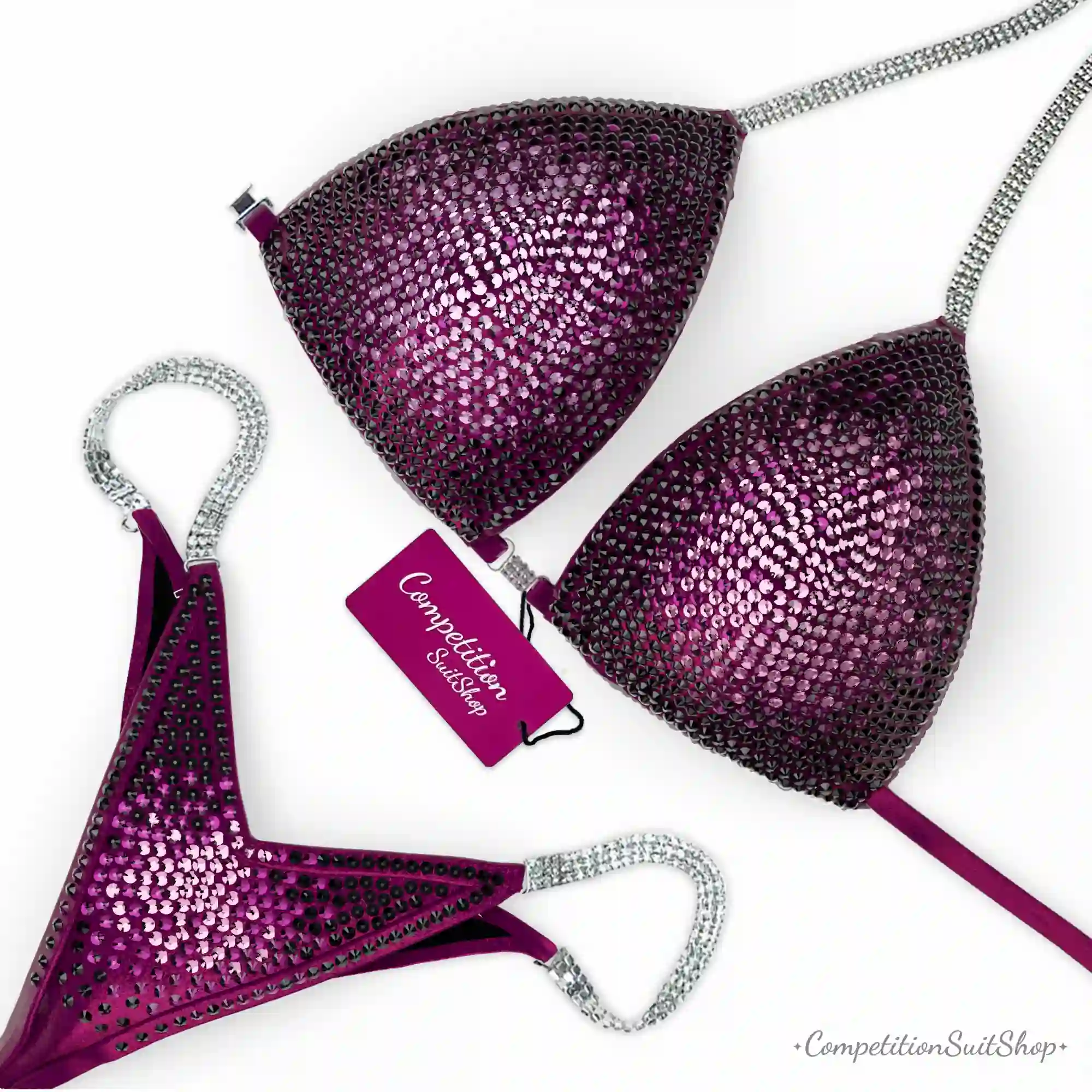 Black Cherry Wellness Competition Bikini BM209-1W