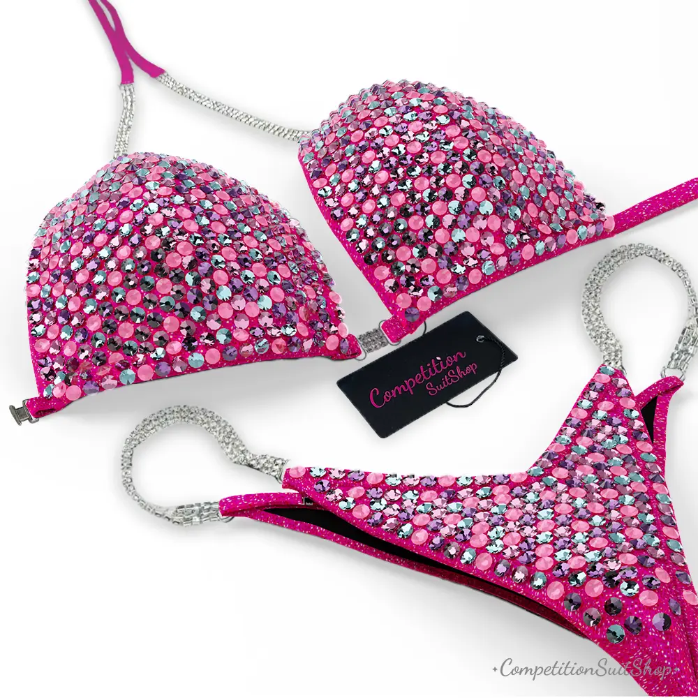 Pink Prism Bikini Competition Suit BM151-56