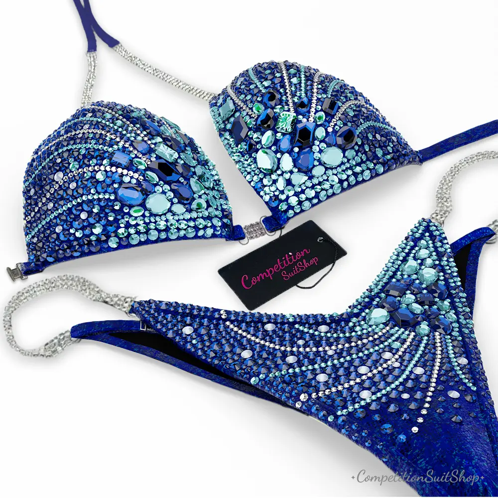 Azure Opal Plume Competition Bikini BM238-6