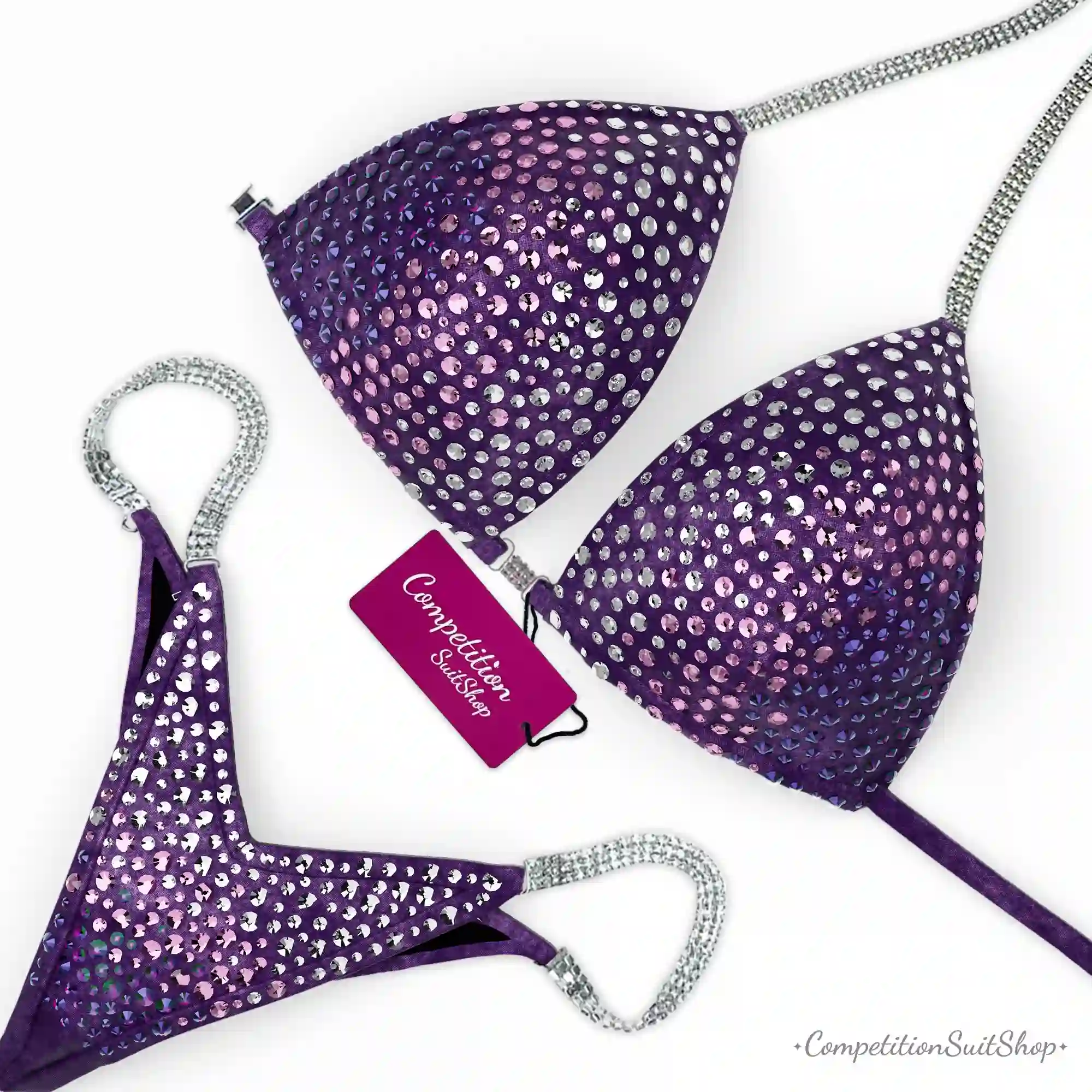 Purple Velvet Radiance Stage Bikini BM201-15