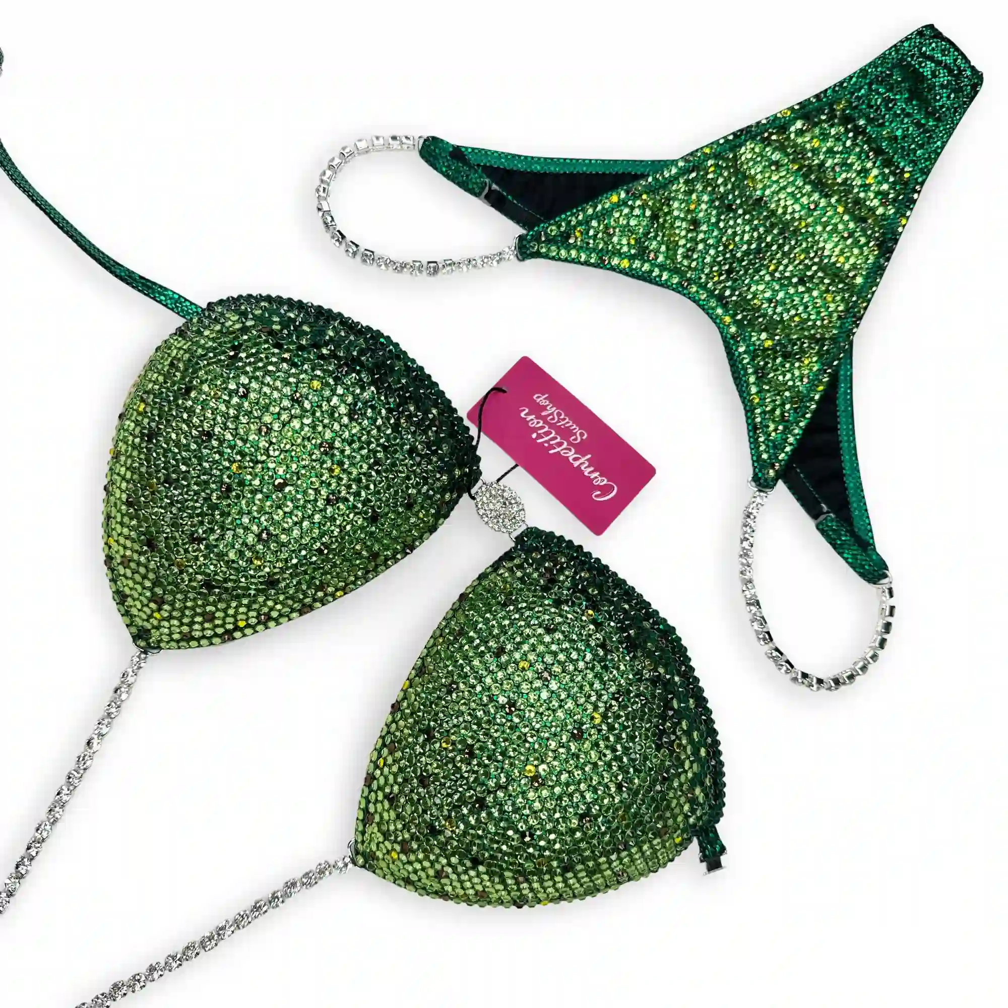Starry Emerald Stage Bikini BM197-2 Starry Emerald Stage Bikini BM197-2
