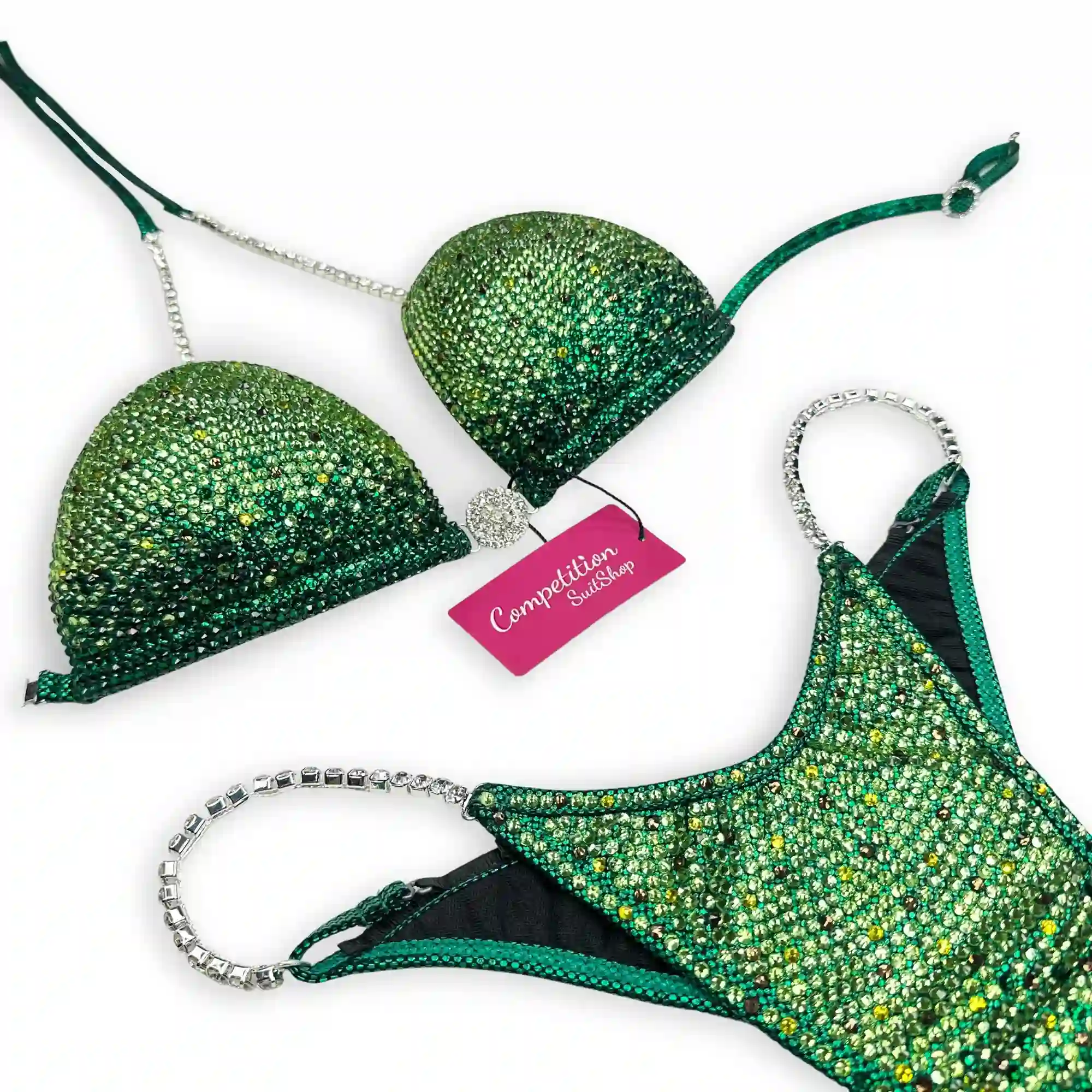 Starry Emerald Stage Bikini BM197-2 Starry Emerald Stage Bikini BM197-2