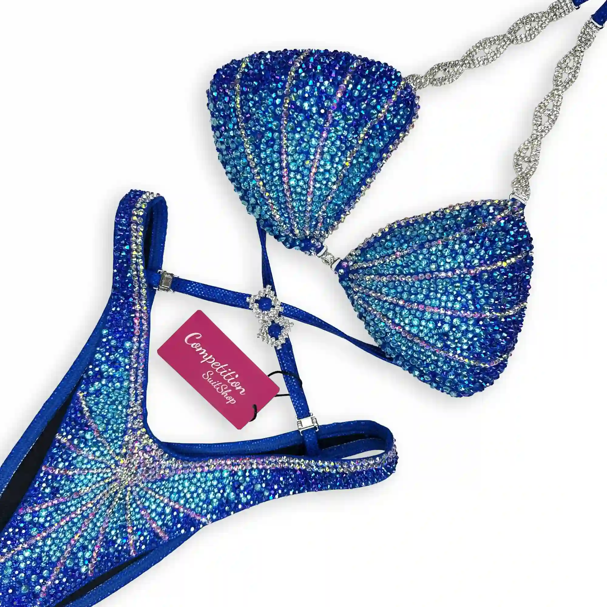 Blue Phoenix Figure Competition Suit F1020