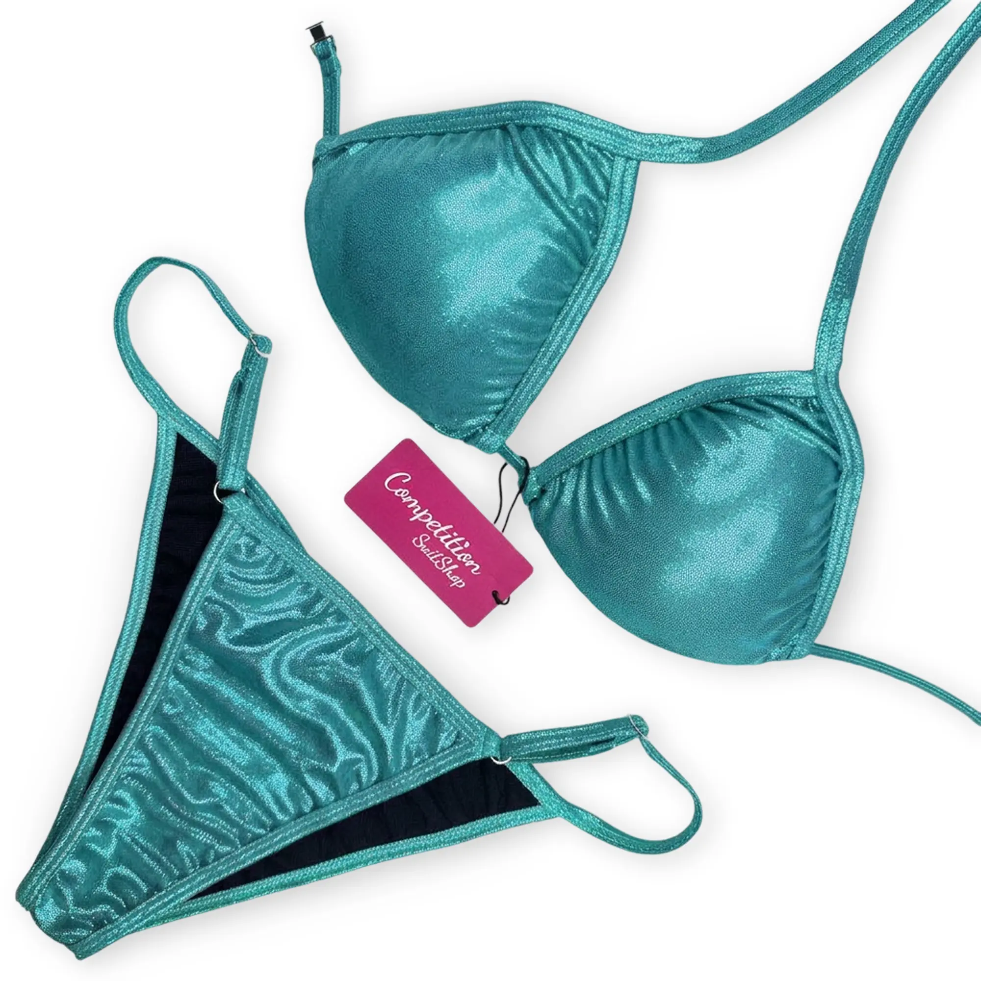 Aquamarine Fit Model Division Suit