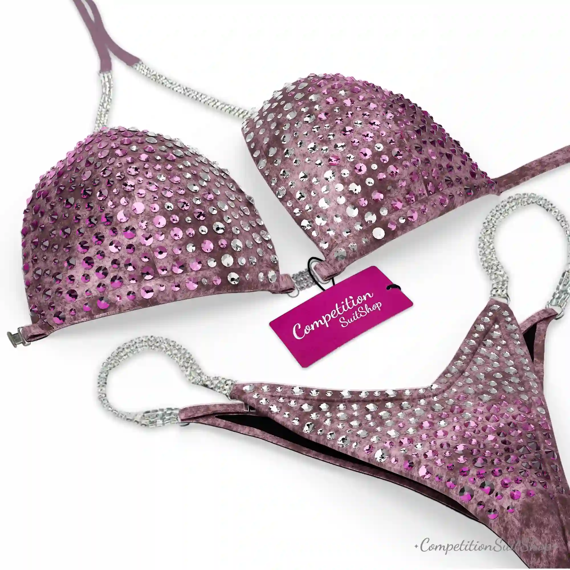 Rosy Velvet Radiance Wellness Bikini BM201-14W