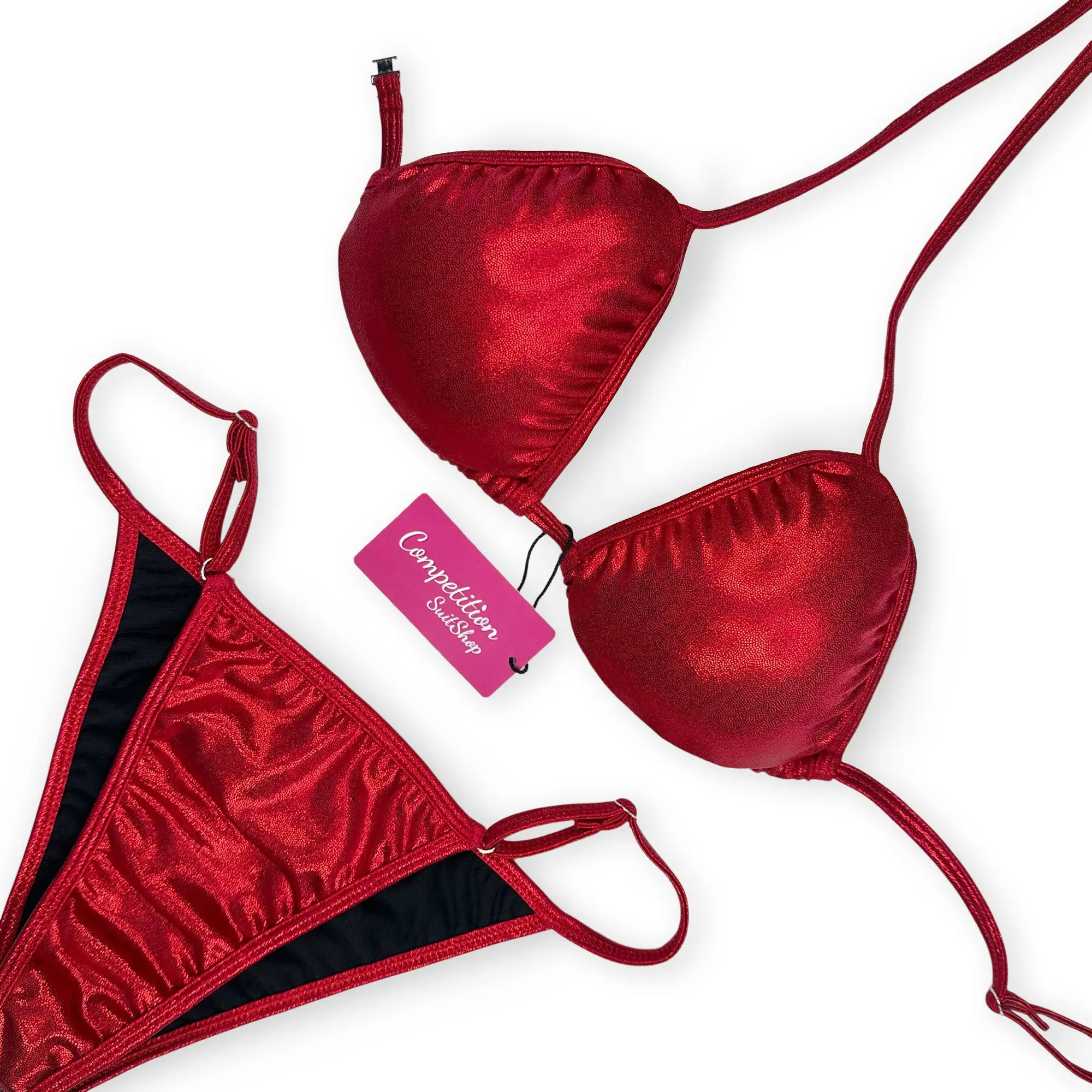 Blazing Red Fit Model Division Suit