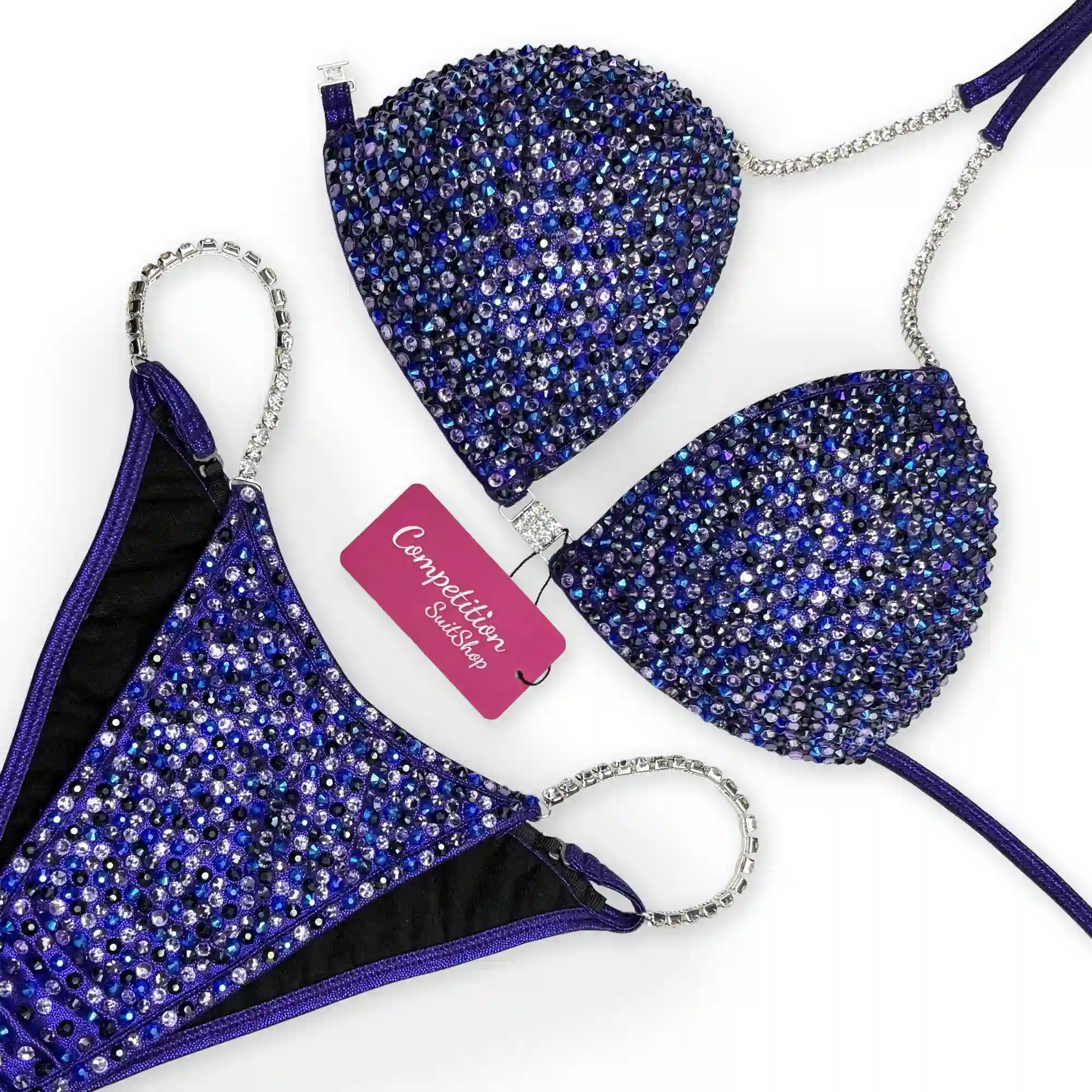 Candylicious Purple Blue Bikini Competition Suit (B151)