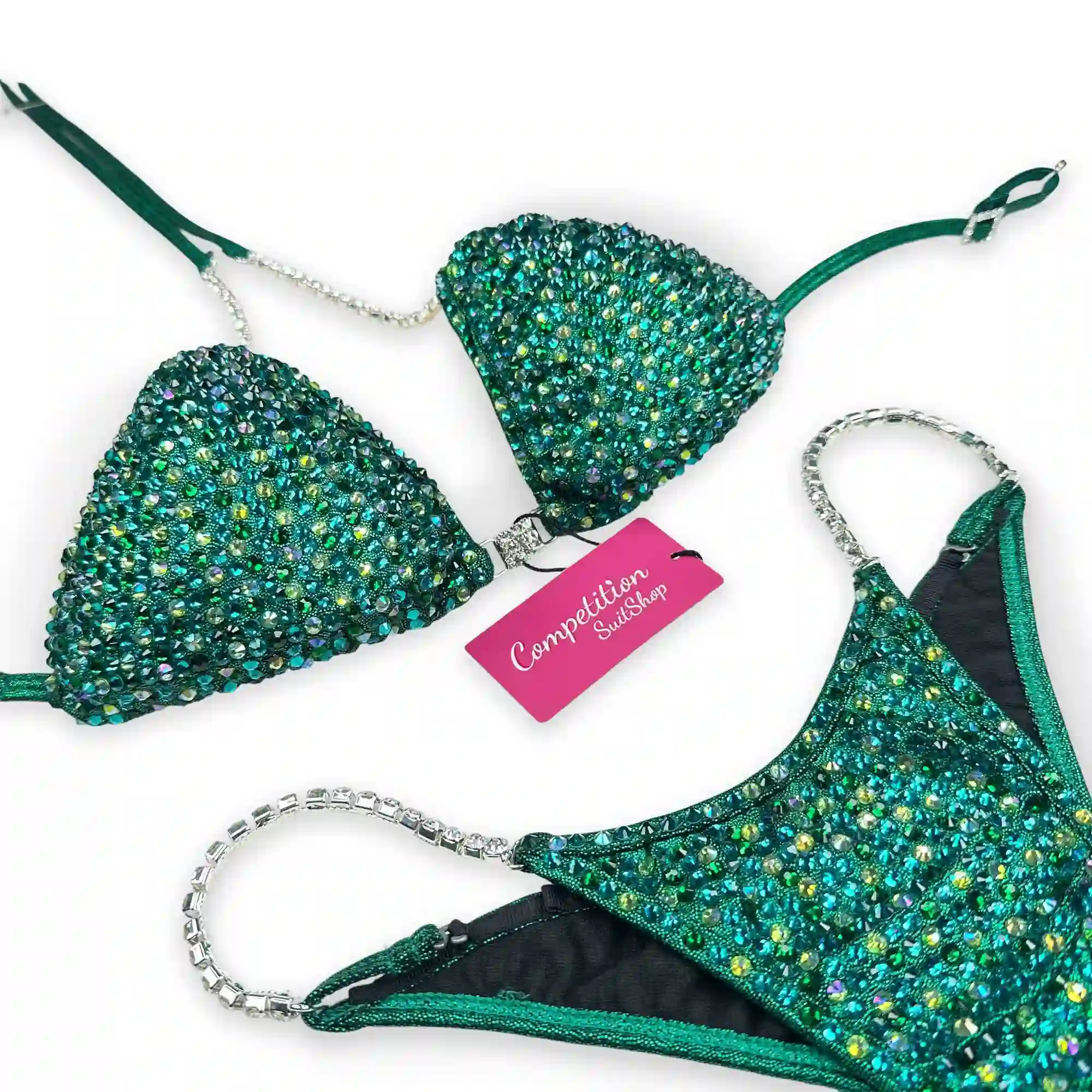 Emerald Dazzle Wellness Competition Bikini B223-2W
