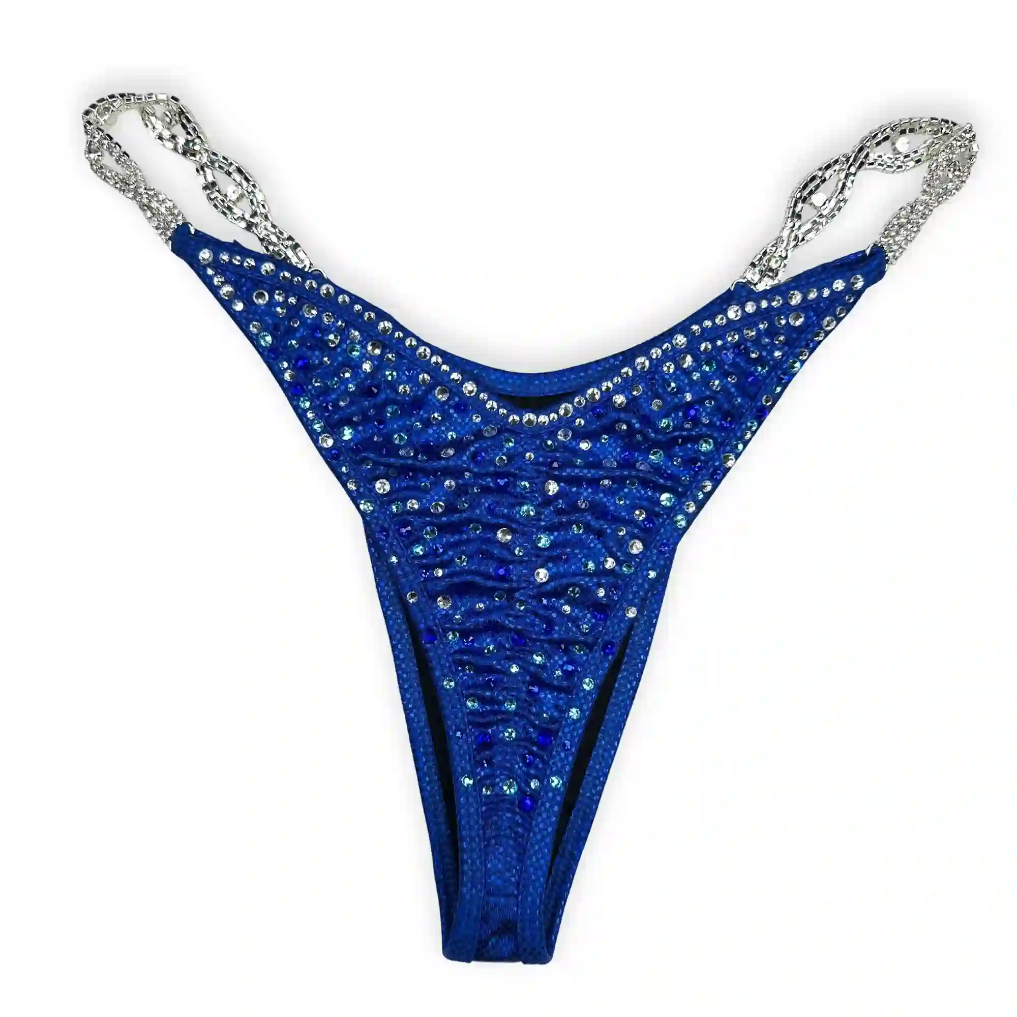 Royal Blue Sparkle Edge Wellness Competition Suit BM182-2W Royal Blue Sparkle Edge Wellness Competition Suit BM182-2W