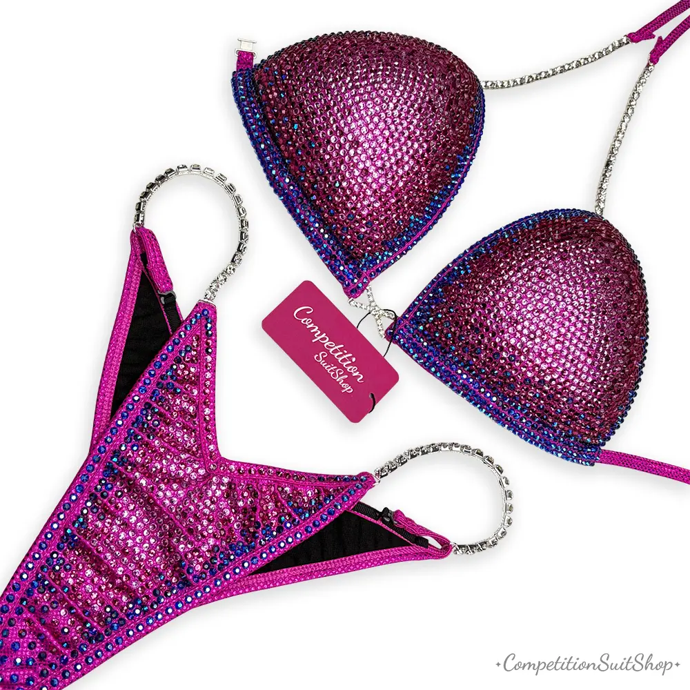 Cobalt Blush Wellness Competition Bikini B247W