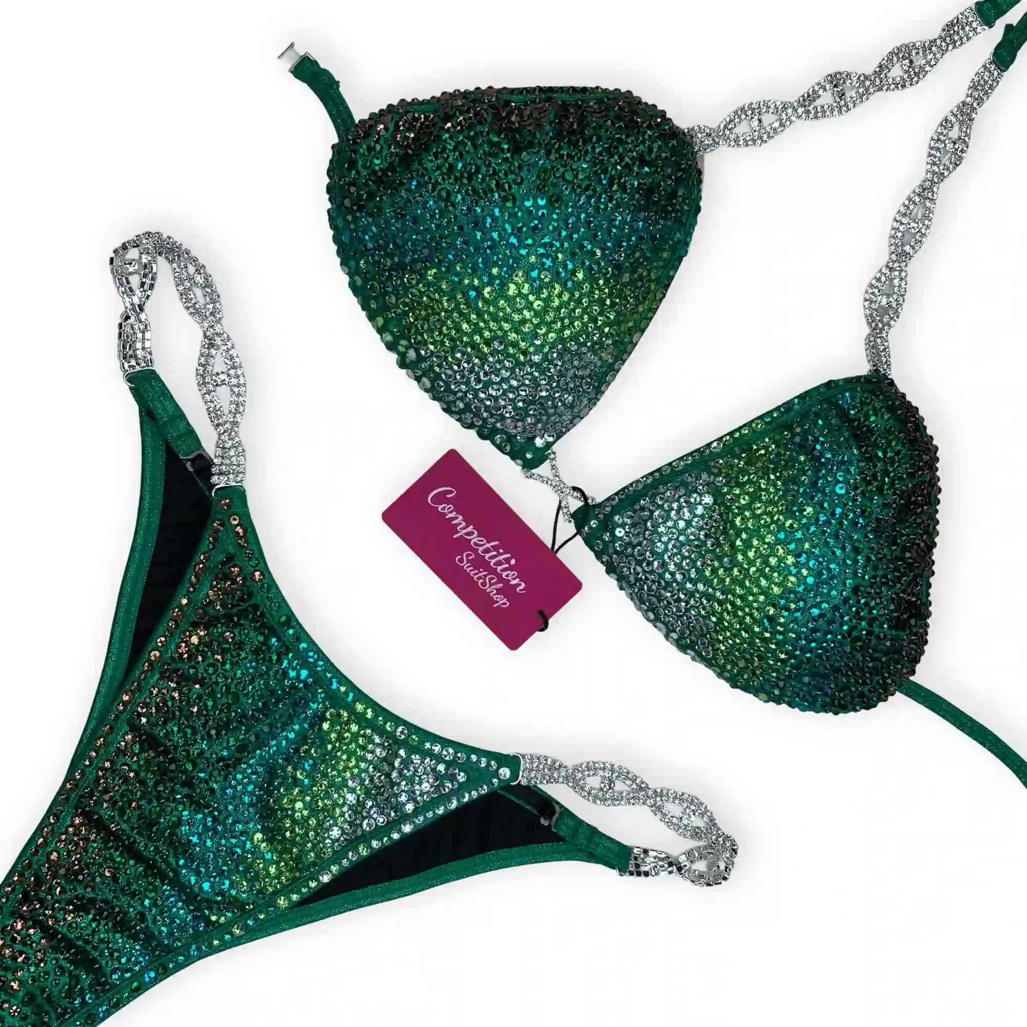 Teal Blaze Wellness Competition Suit BM101-3W