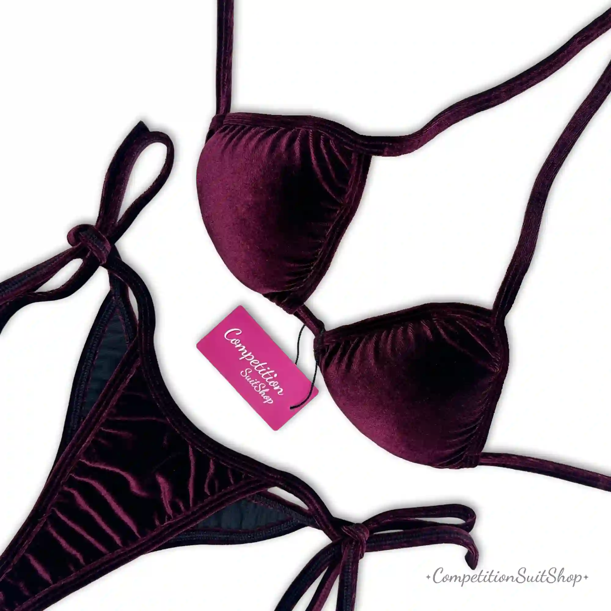 Maroon Velvet Posing Suit