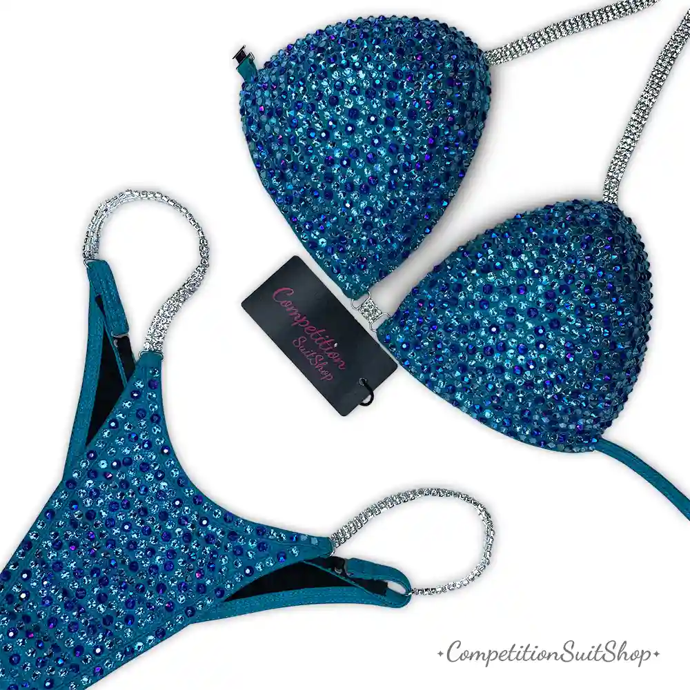 Royal Blue Lagoon Wellness Competition Suit B176W
