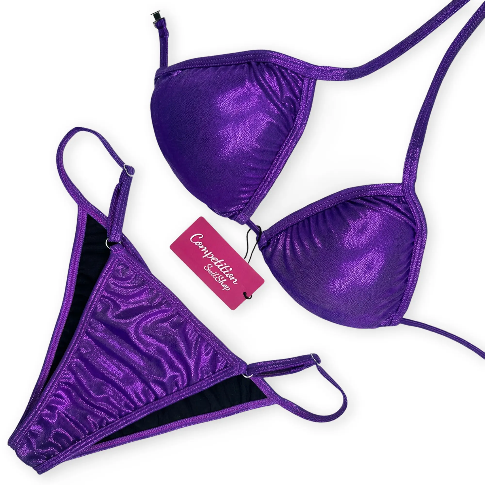 Purple Fit Model Division Suit