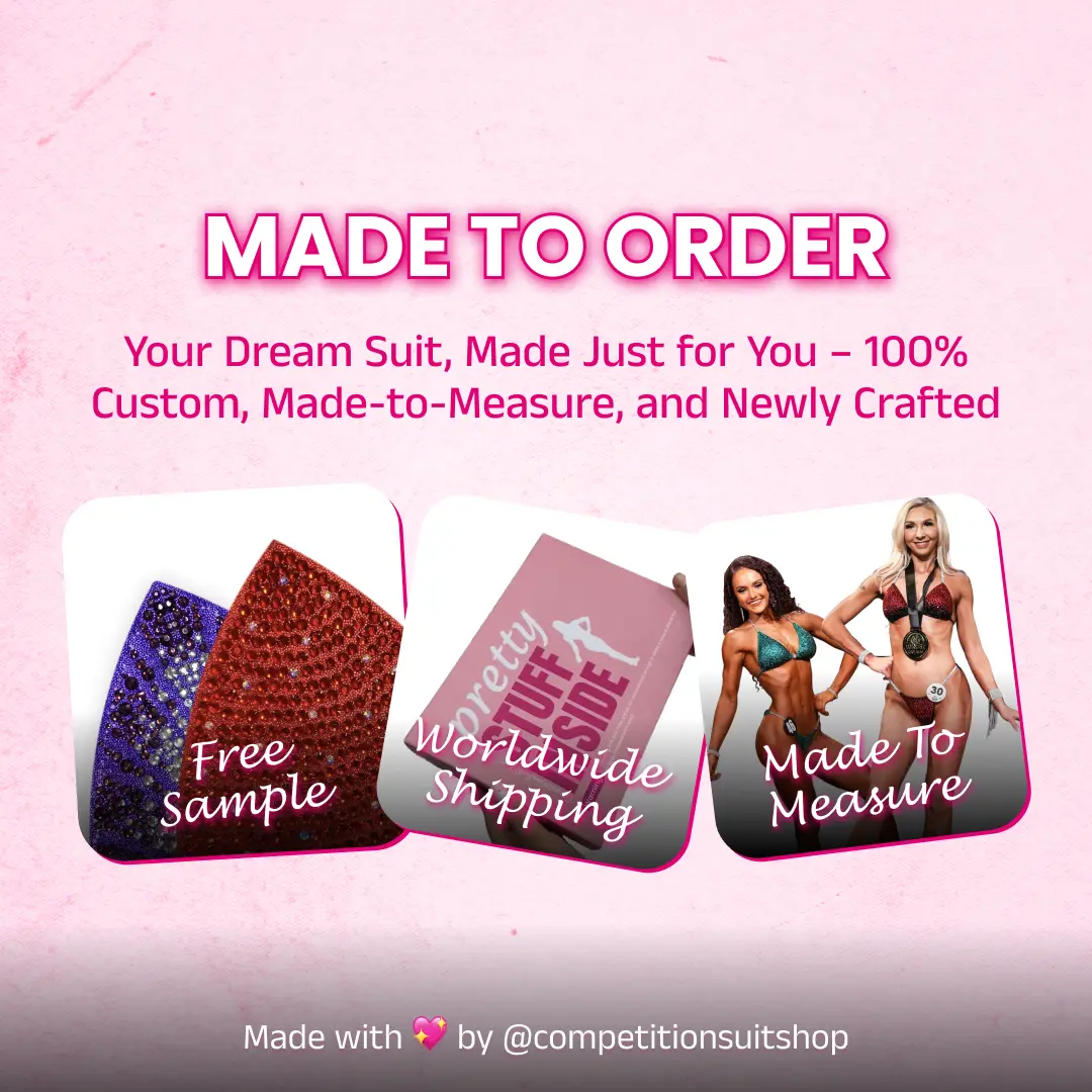 Shades Of Greens Stardust Bikini Competition Suit B189 Shades Of Greens Stardust Bikini Competition Suit B189