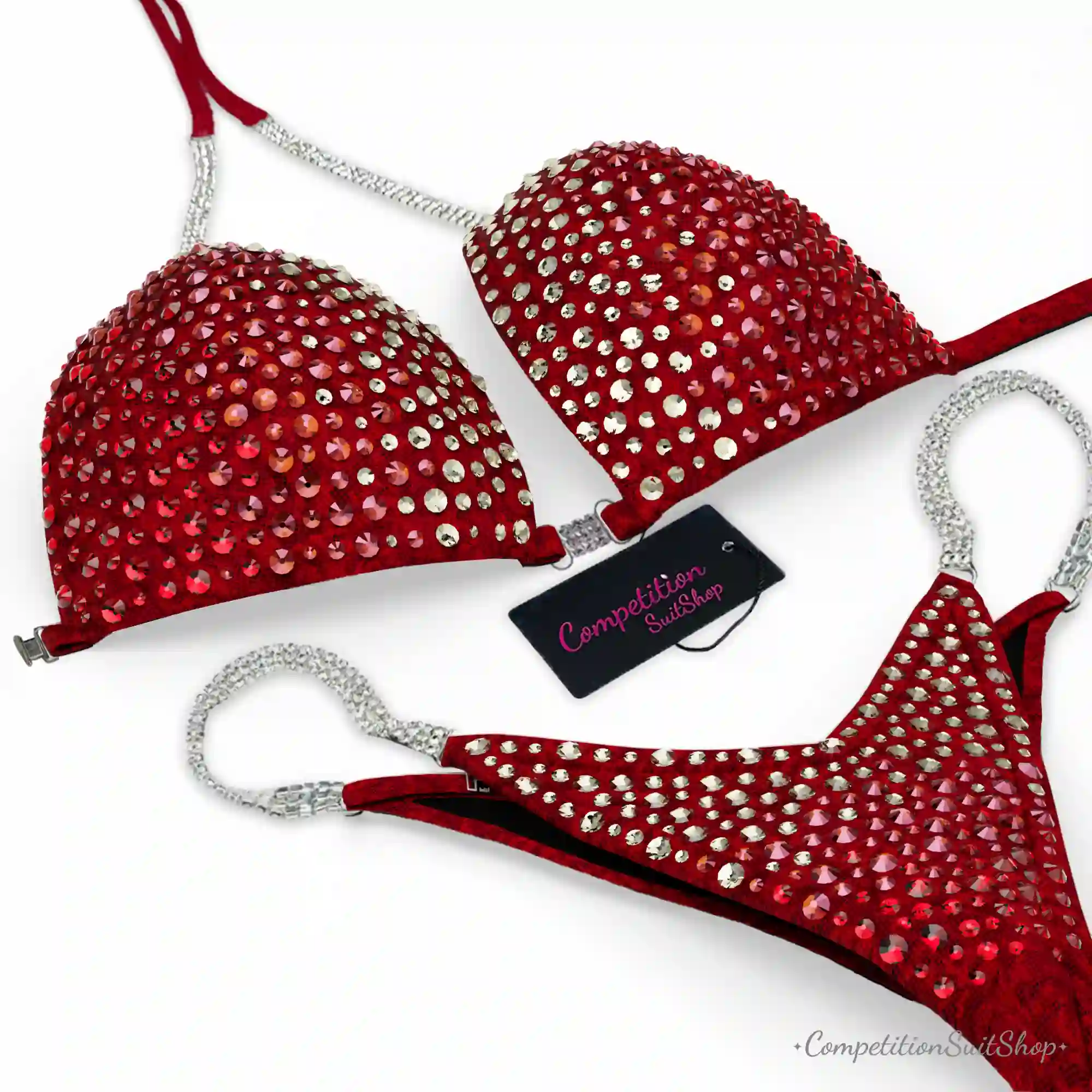 Scarlet Radiance Wellness Competition Suit BM201-4W
