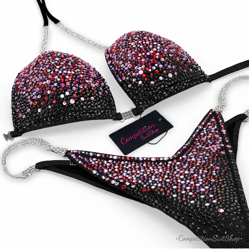 Scarlet Noir Tessera Wellness Competition Bikini BM240-6W