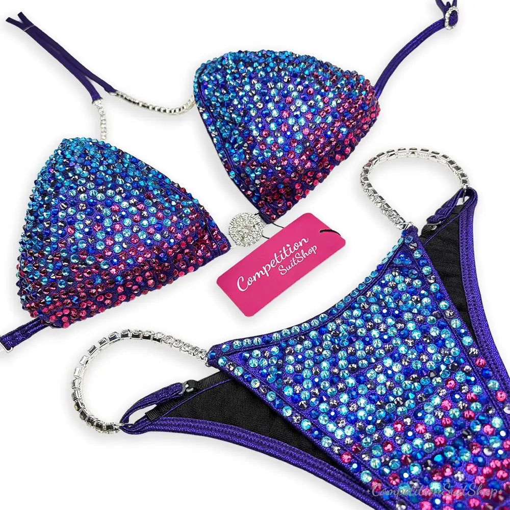 Azure Iris Competition Bikini B248