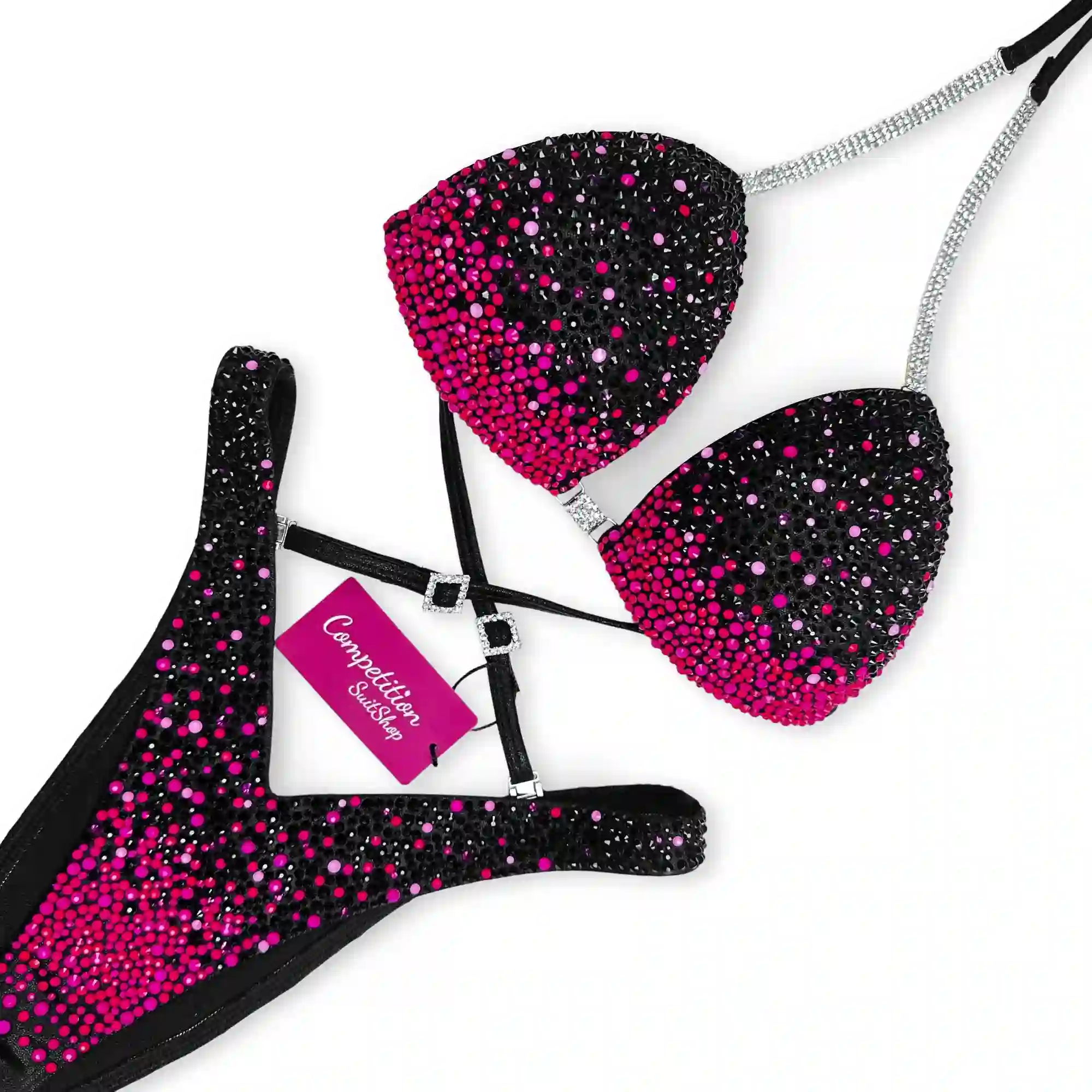 Neon Ember Figure Competition Suit F1042