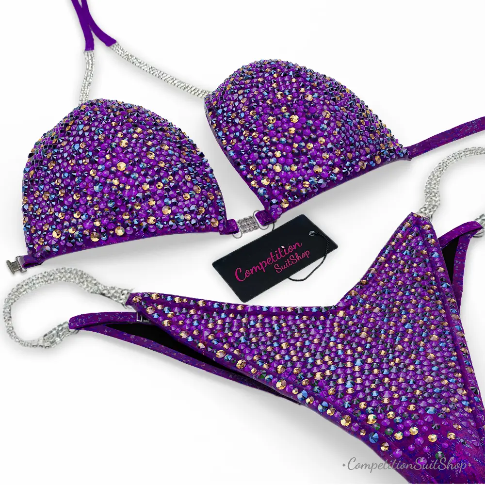 Gilded Violet Astralis Wellness Competition Bikini BM241-3W