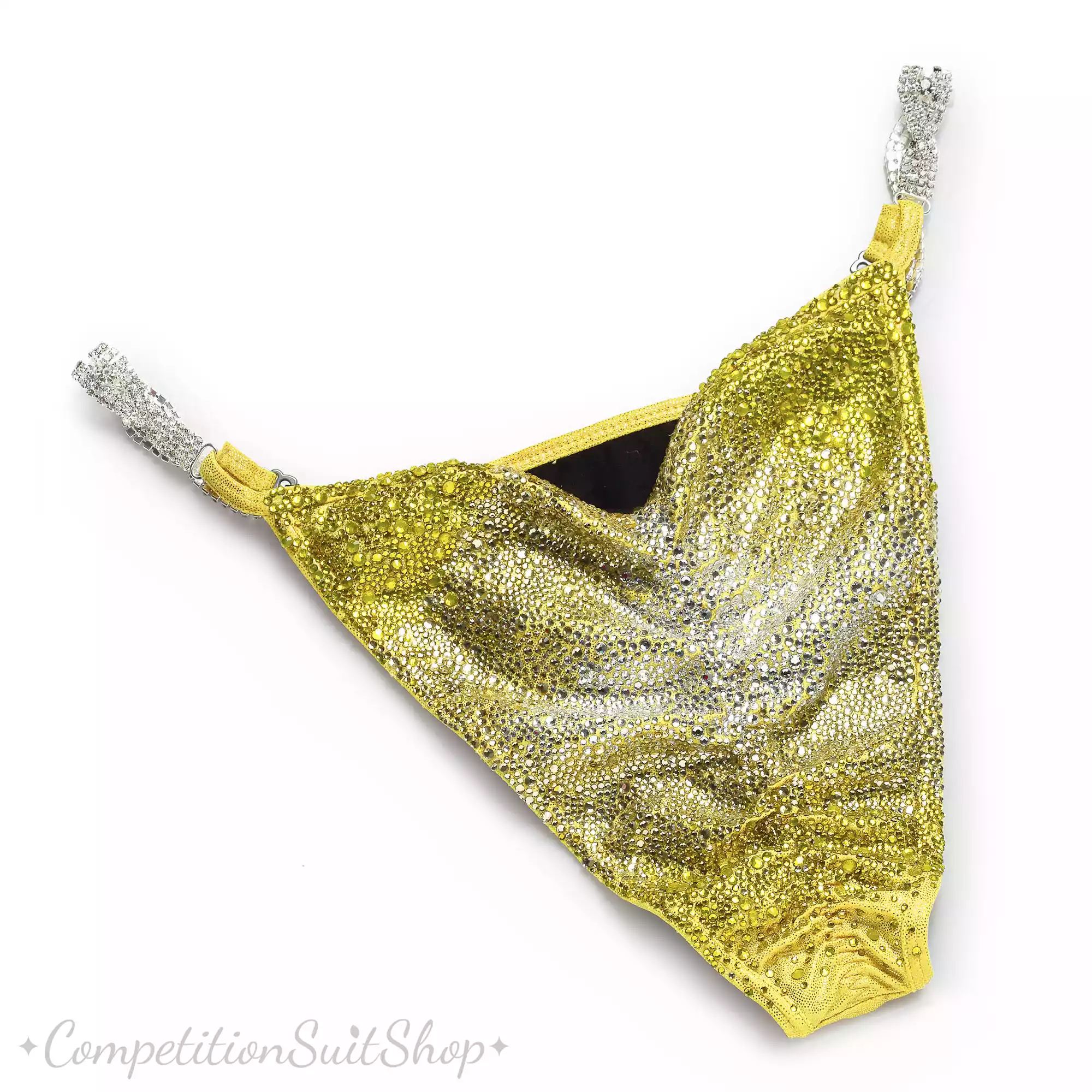 Heart Of Gold Bikini Competition Suit (B107)
