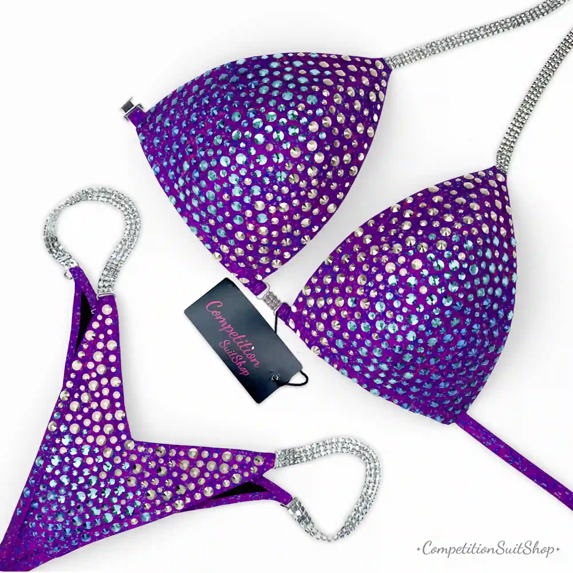 Blue Amethyst Radiance Wellness Competition Suit BM201-5W