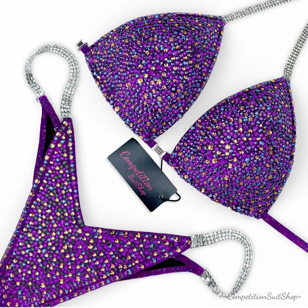 Gilded Violet Astralis Wellness Competition Bikini BM241-3W