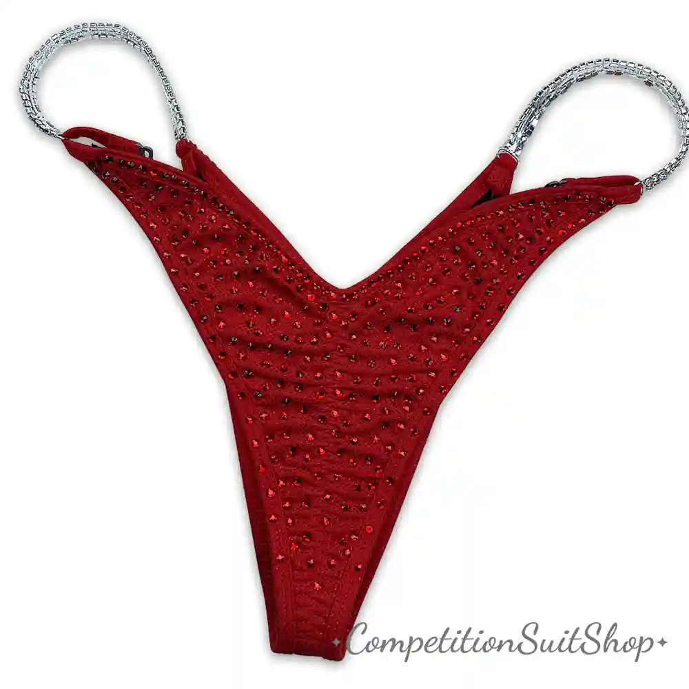 Red Armor Bikini Competition Suit (B141)