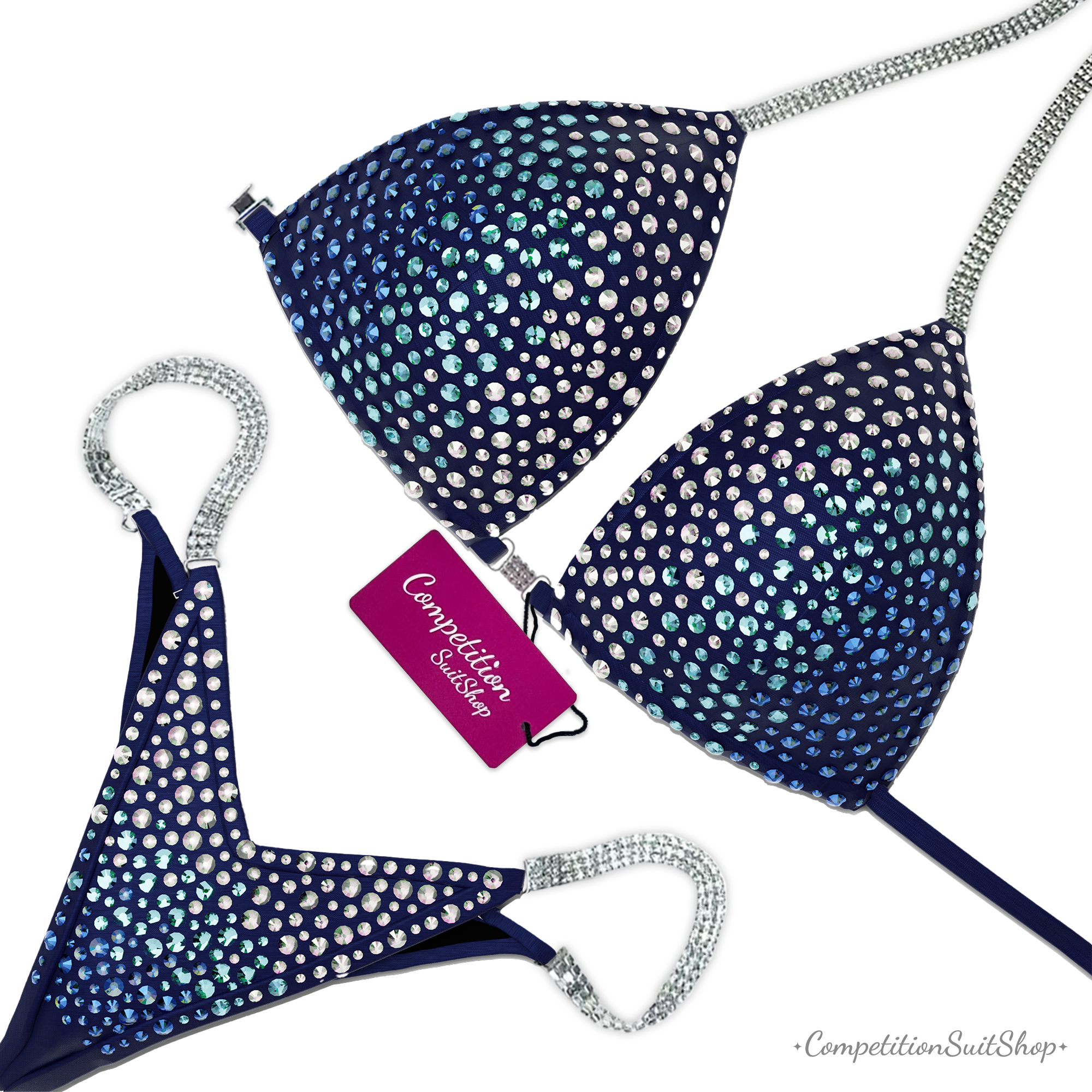 Navy Velvet Radiance Wellness Bikini BM201-17W