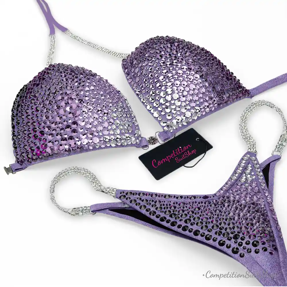 Lavender Blaze Bikini Competition Suit BM101-1