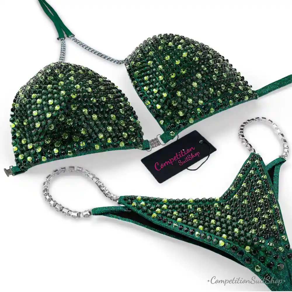 Green Elegance Wellness Competition Bikini (BM151-34W)