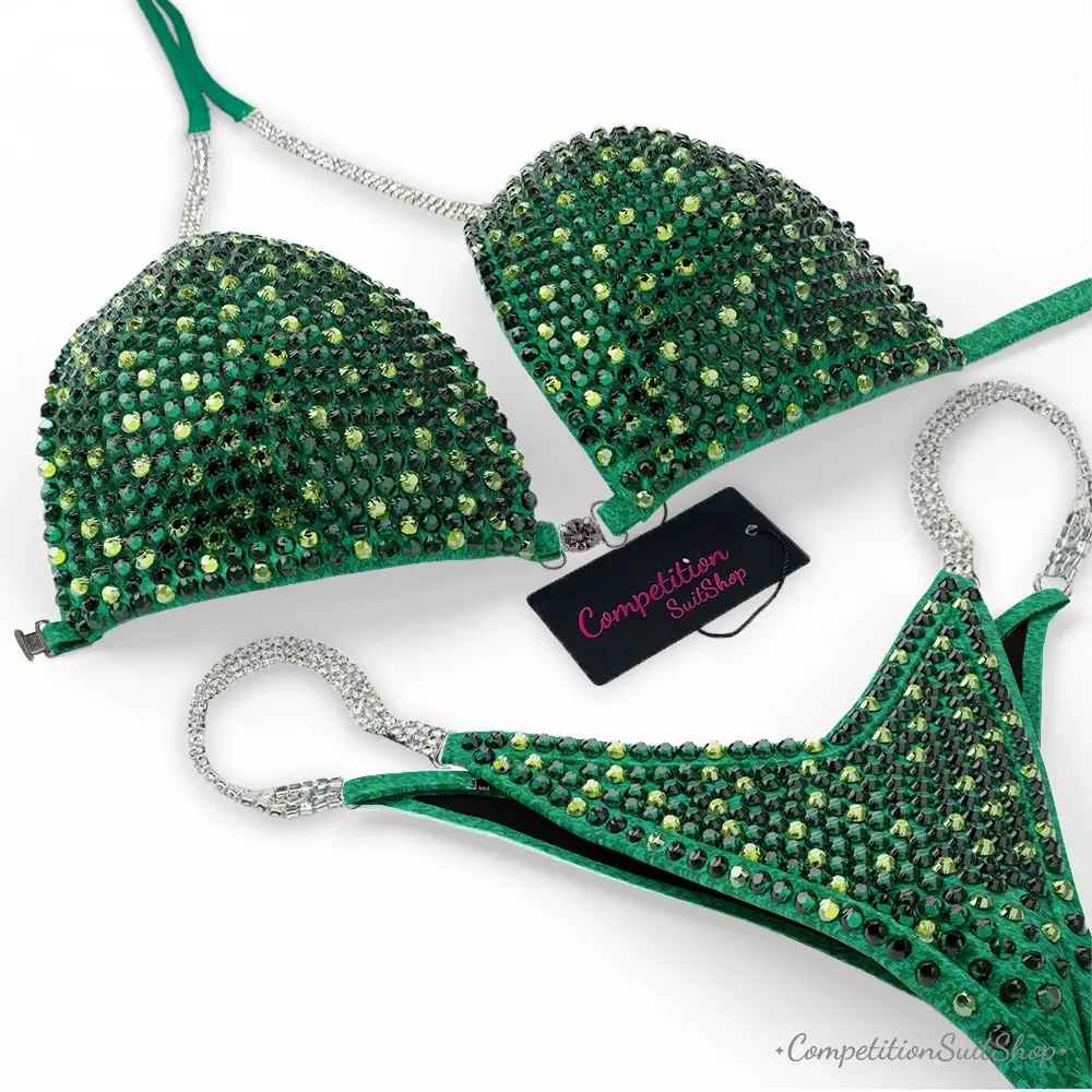 Green Delight Bikini Competition Suit (BM151-41)