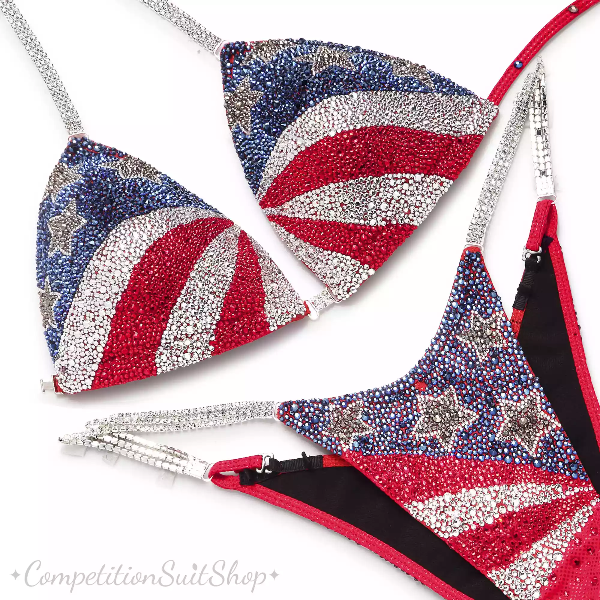 Stars And Stripes Bikini Competition Suit
