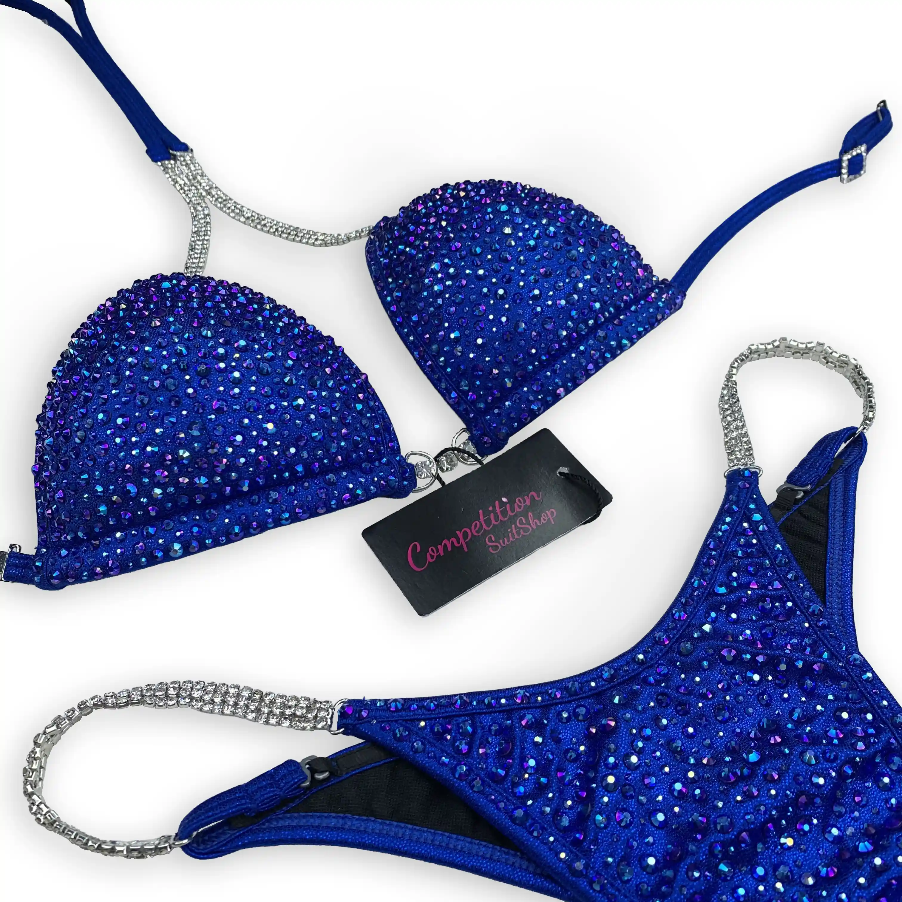 Blue AB Bikini Competition Suit (B143)