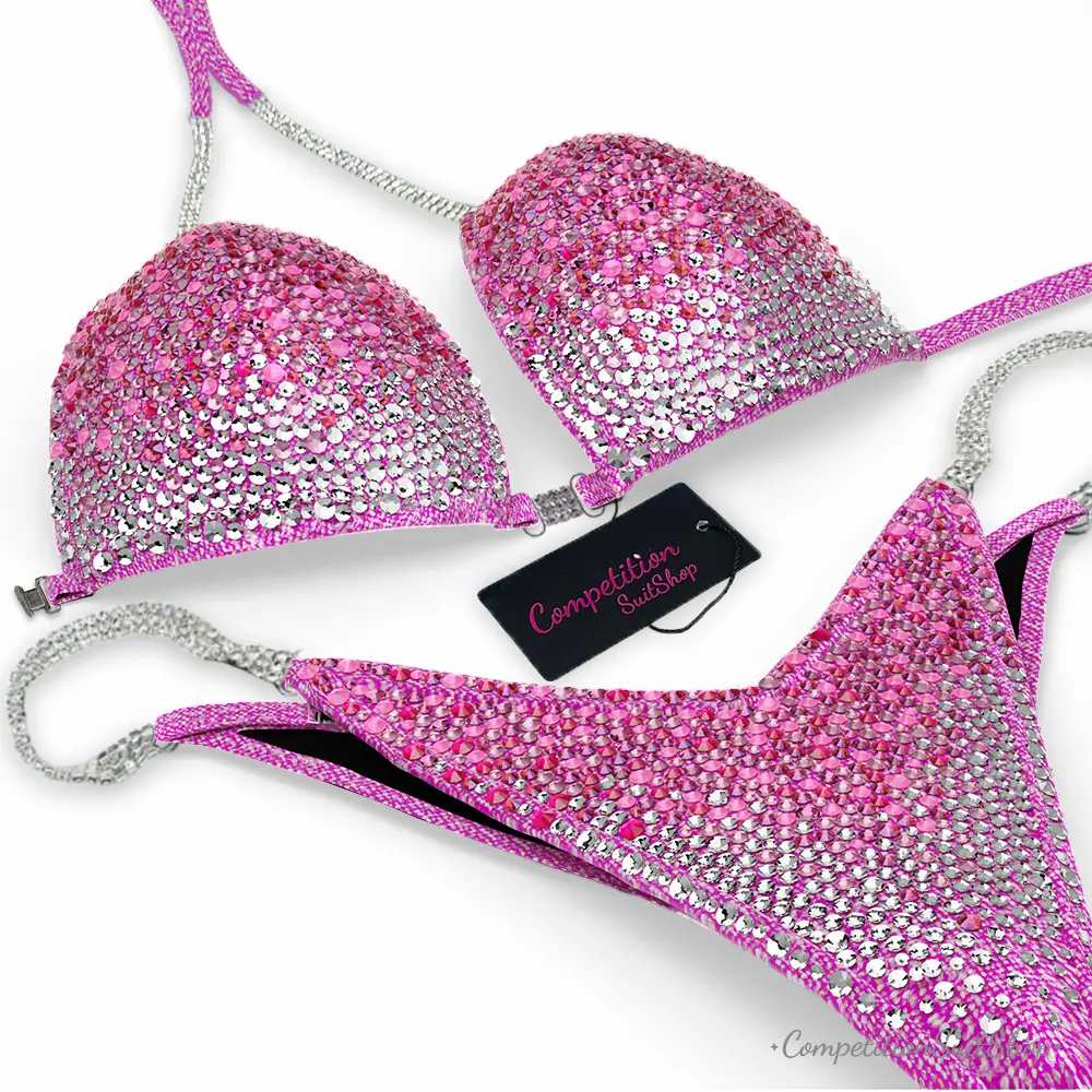 Blush Pearl Tessera Competition Bikini BM240-9