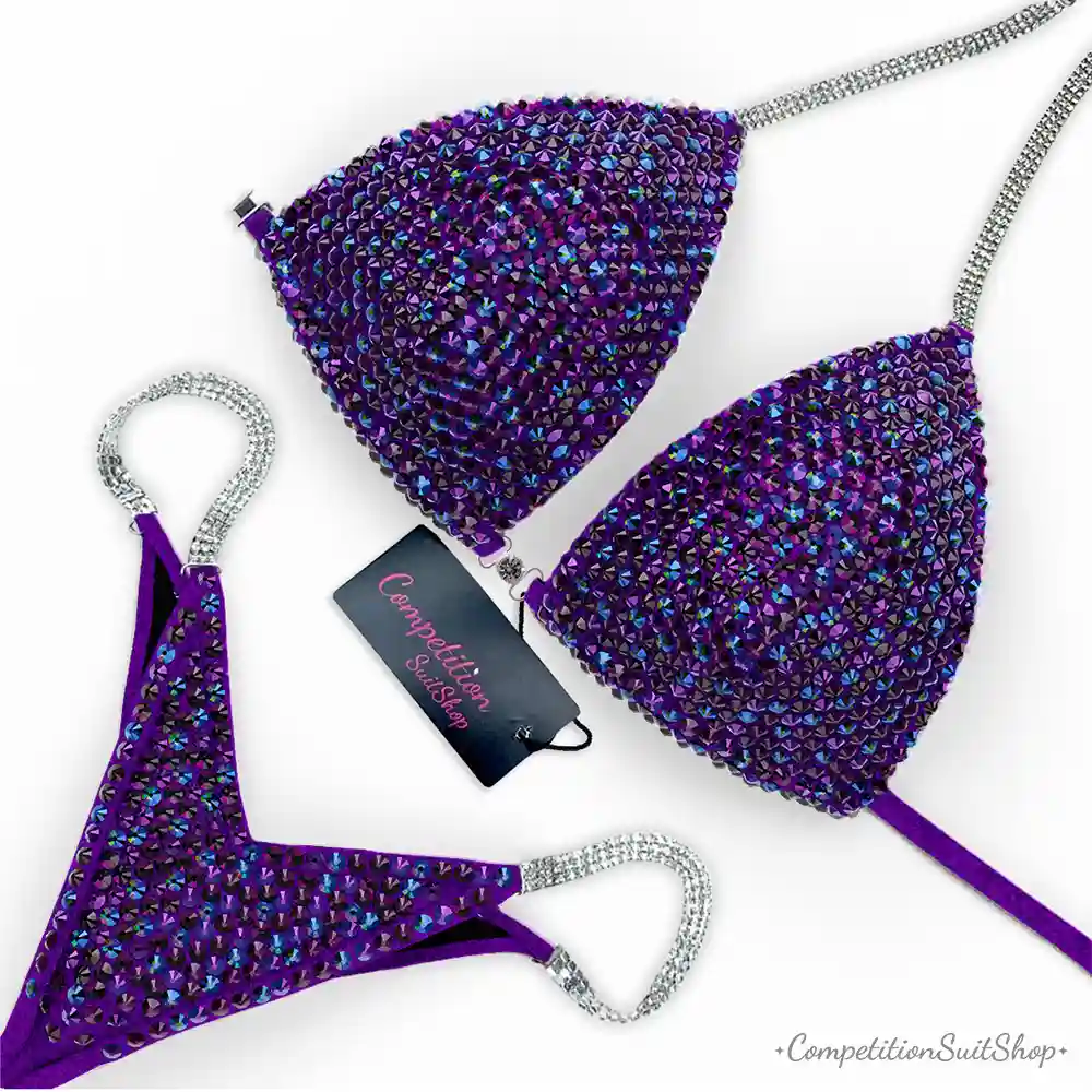 Purple Blue Luxe Wellness Competition Suit (BM151-45W)