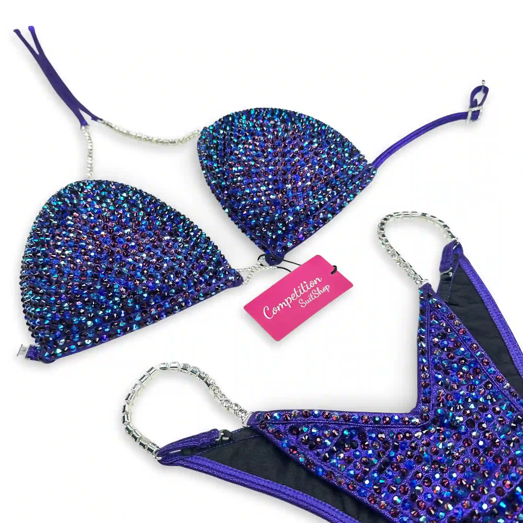 Purple Blue Luxe Wellness Competition Suit (BM151-45W)