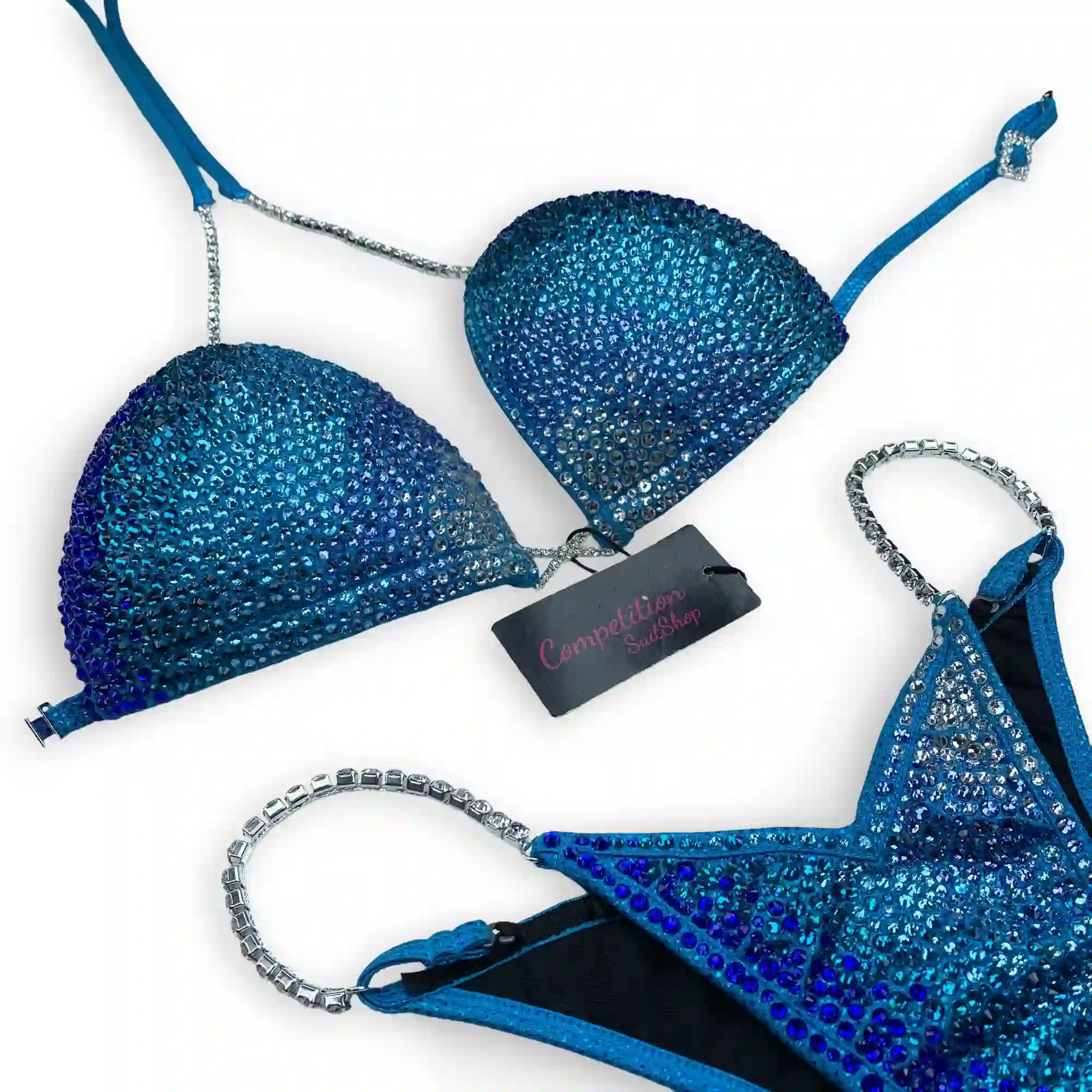 Blue Blaze Bikini Competition Suit BM101-2