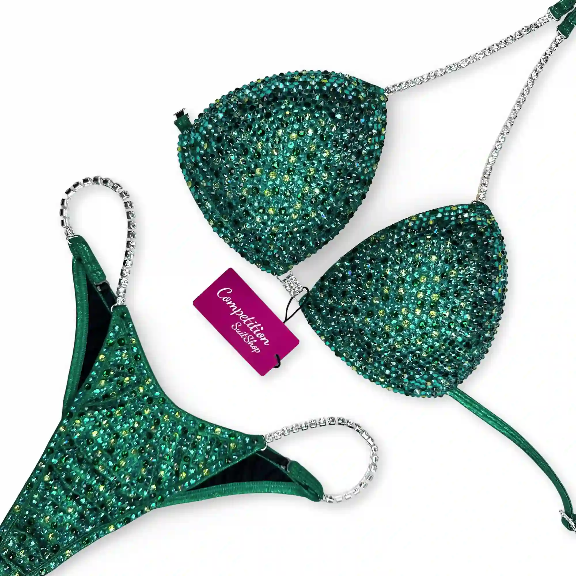 Go Green Bikini Competition Suit BM151-53