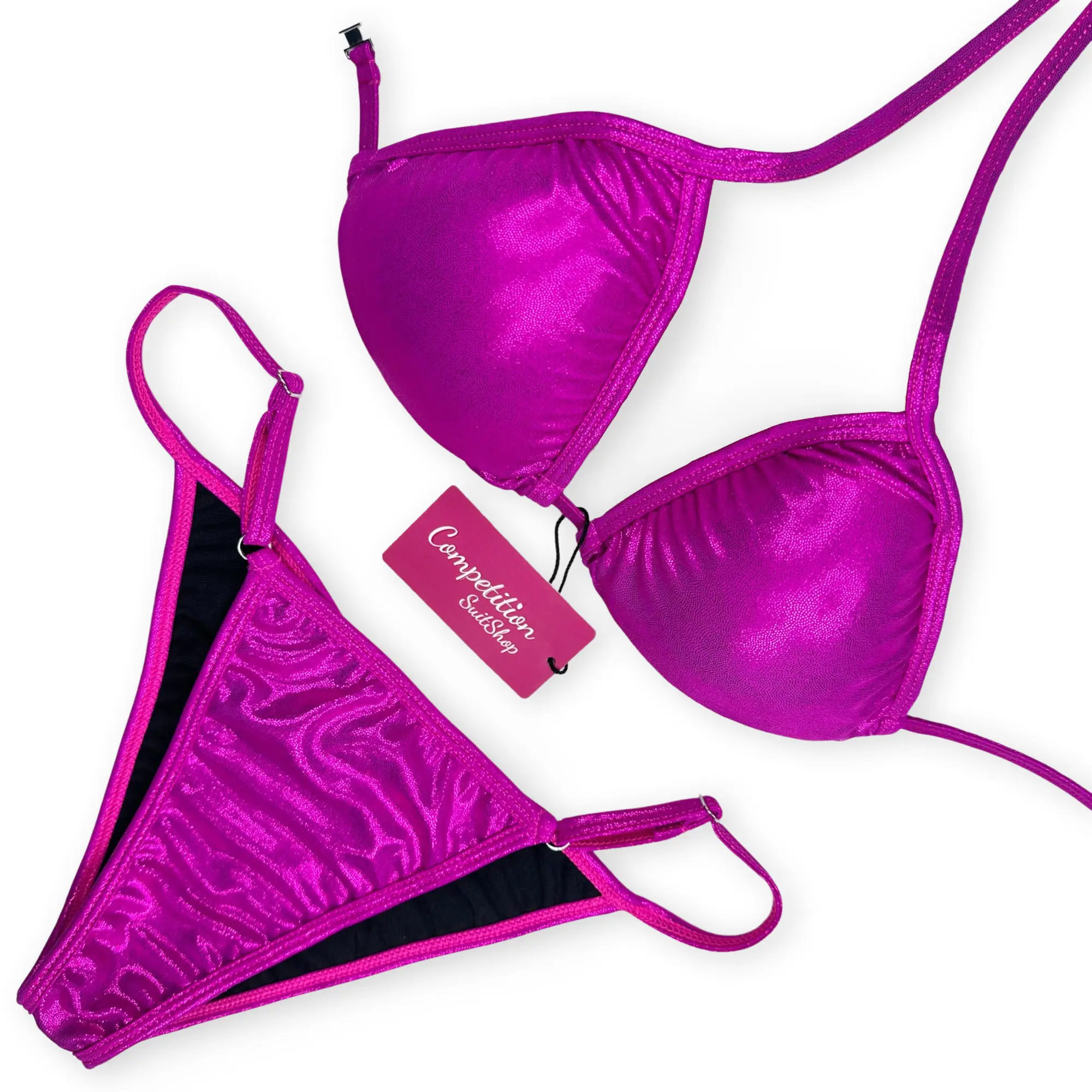 Fuchsia Fit Model Division Suit