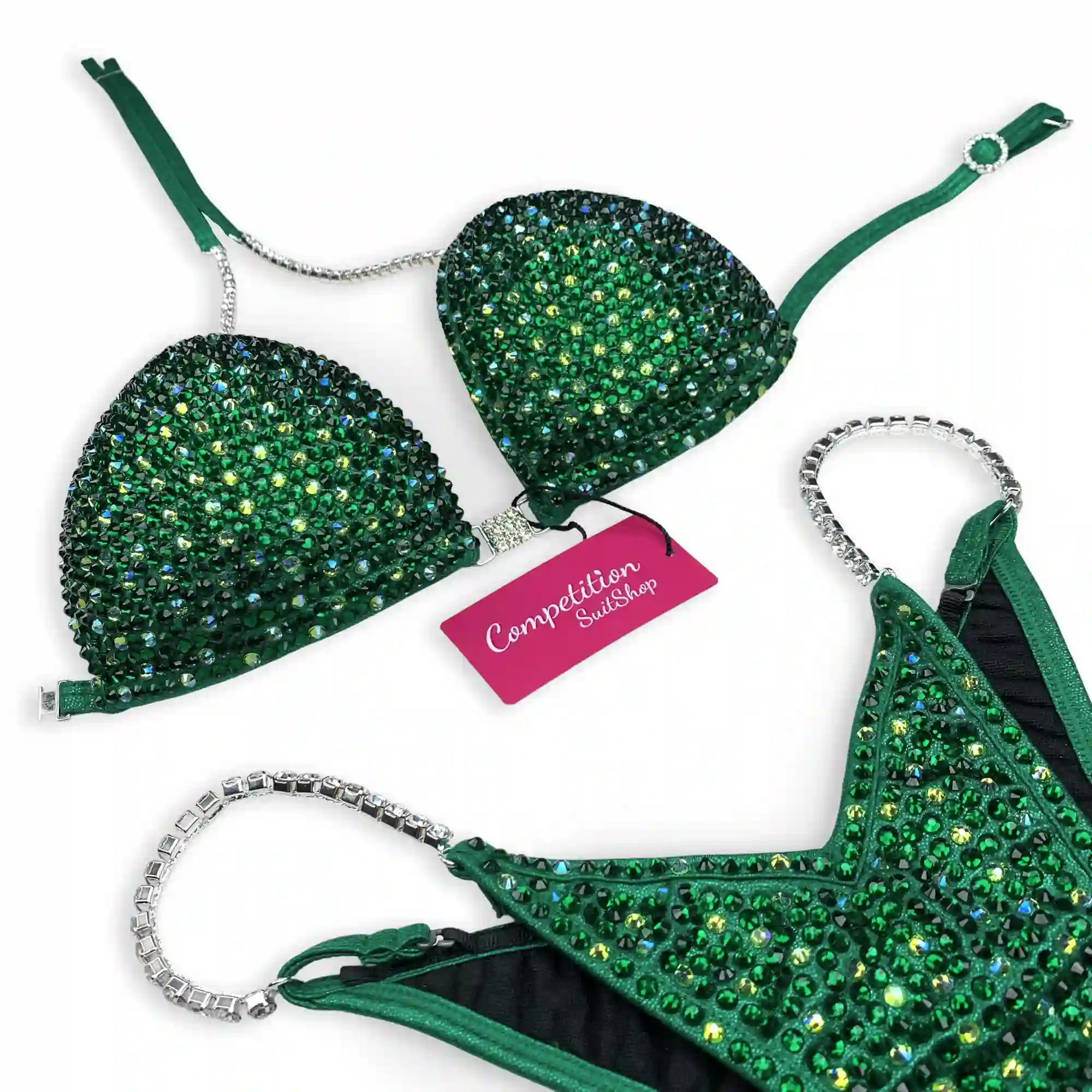 Green Delight Bikini Competition Suit (BM151-41)