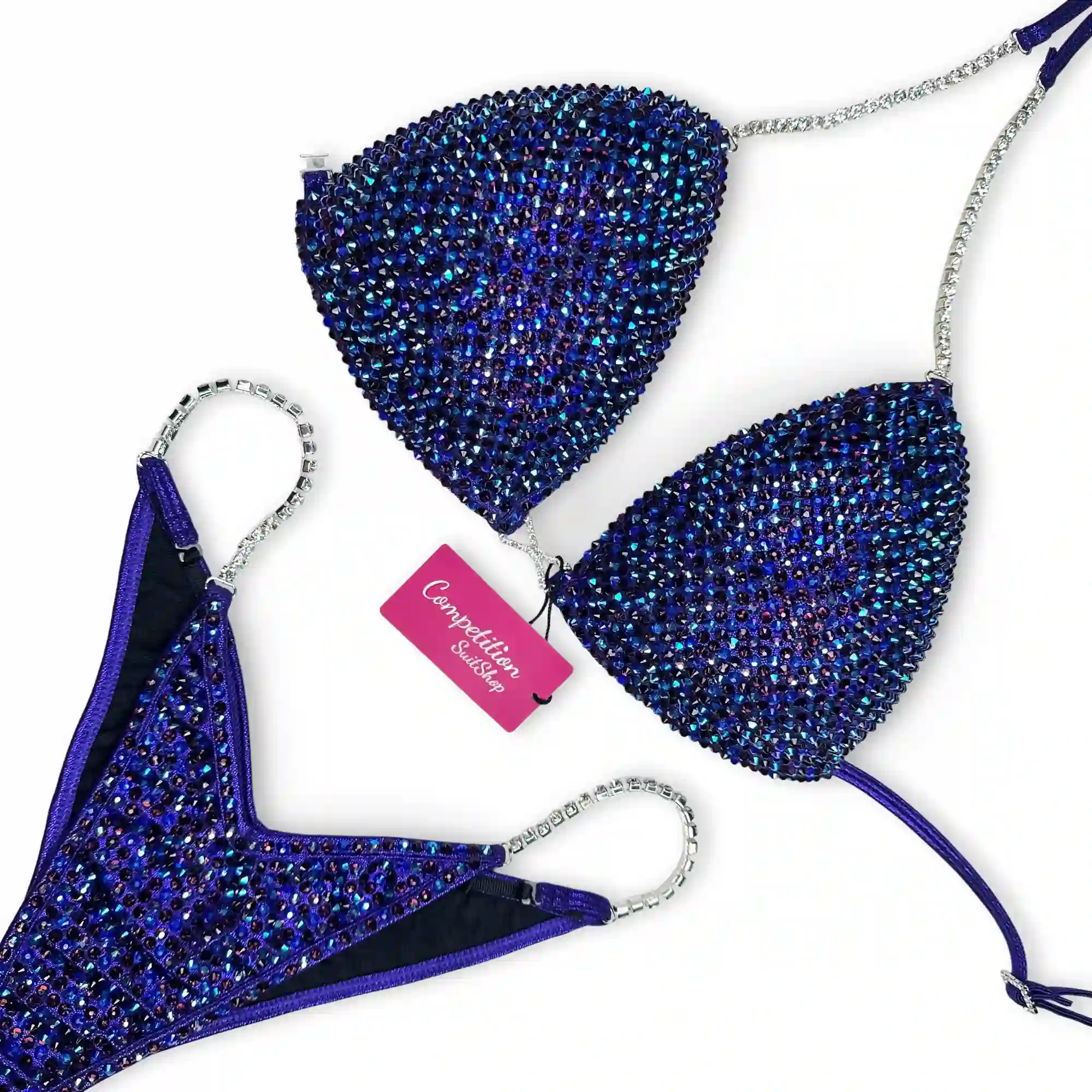 Purple Blue Luxe Wellness Competition Suit (BM151-45W)