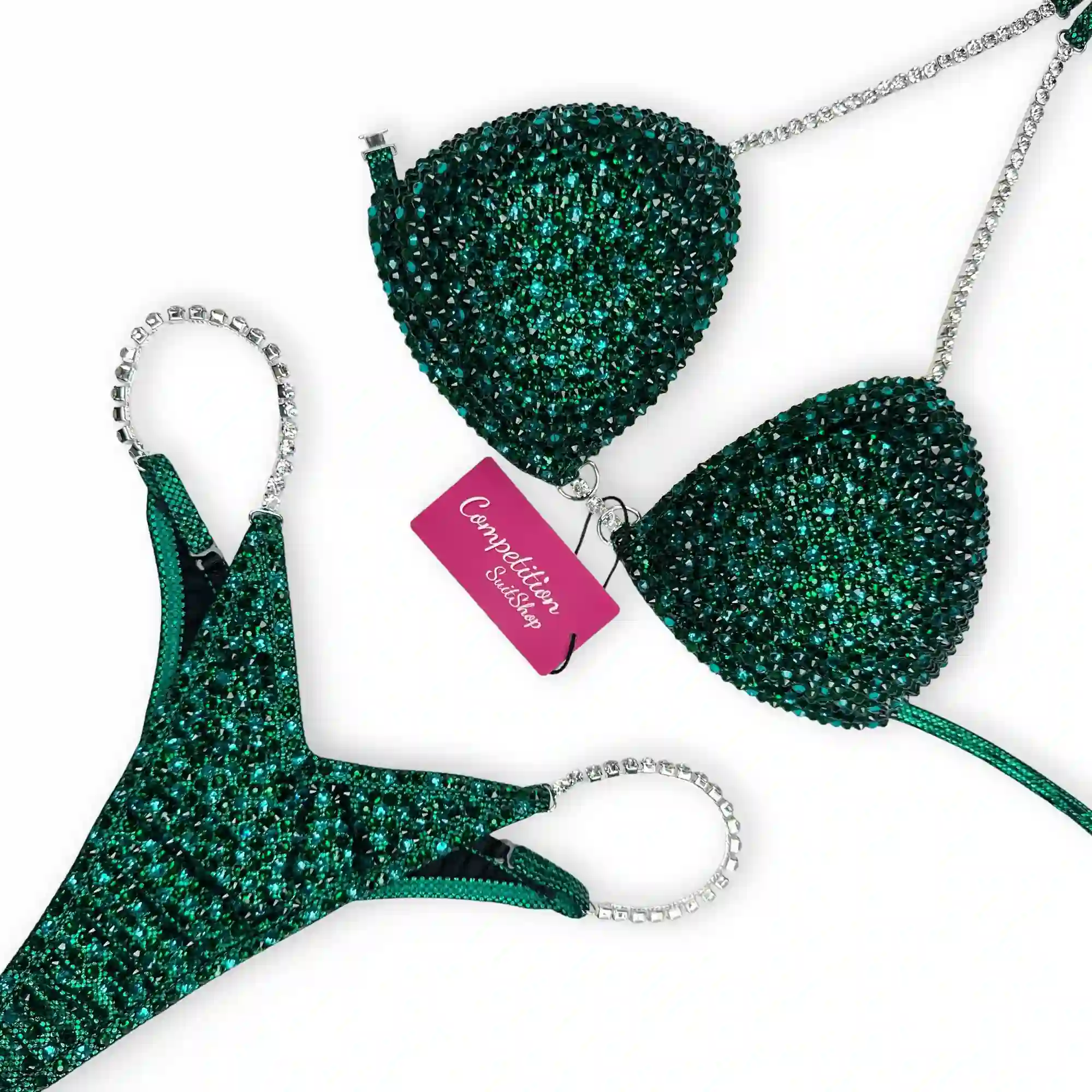 Enchanted Emerald Bikini Competition Suit B203