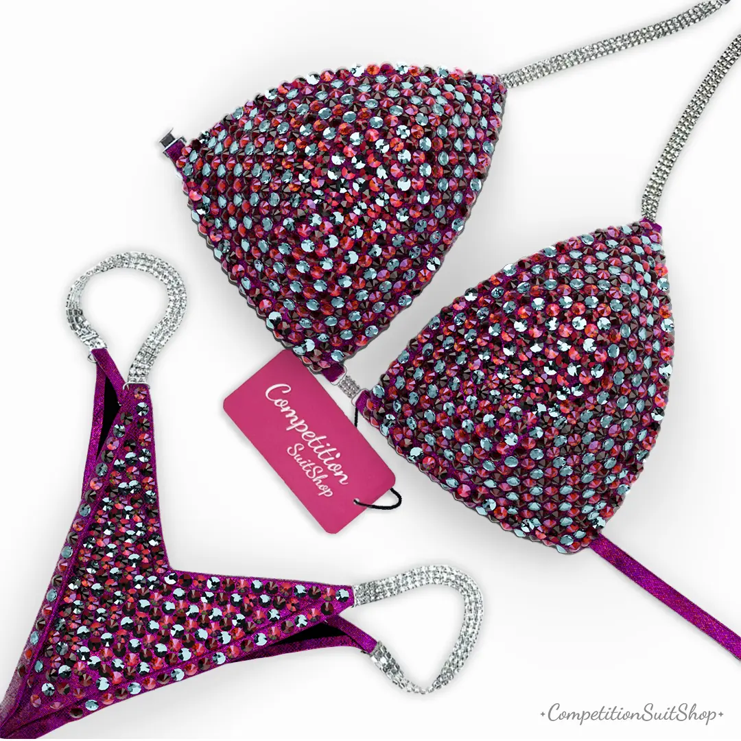 Ruby Rose Glint Bikini Competition Suit BM175-1